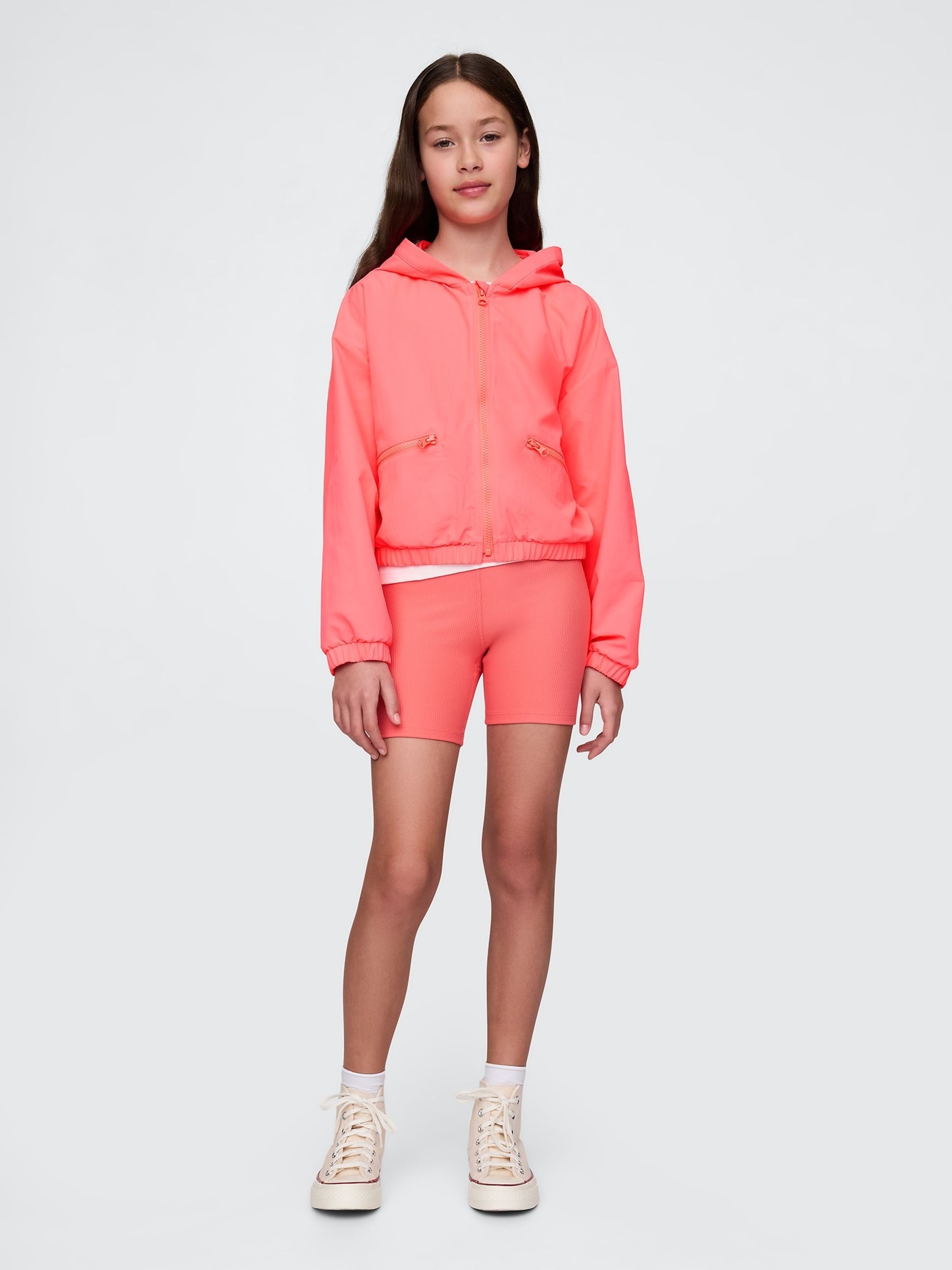 Pink Nylon Windbreaker Jacket (4-13yrs) - Image 3 of 5