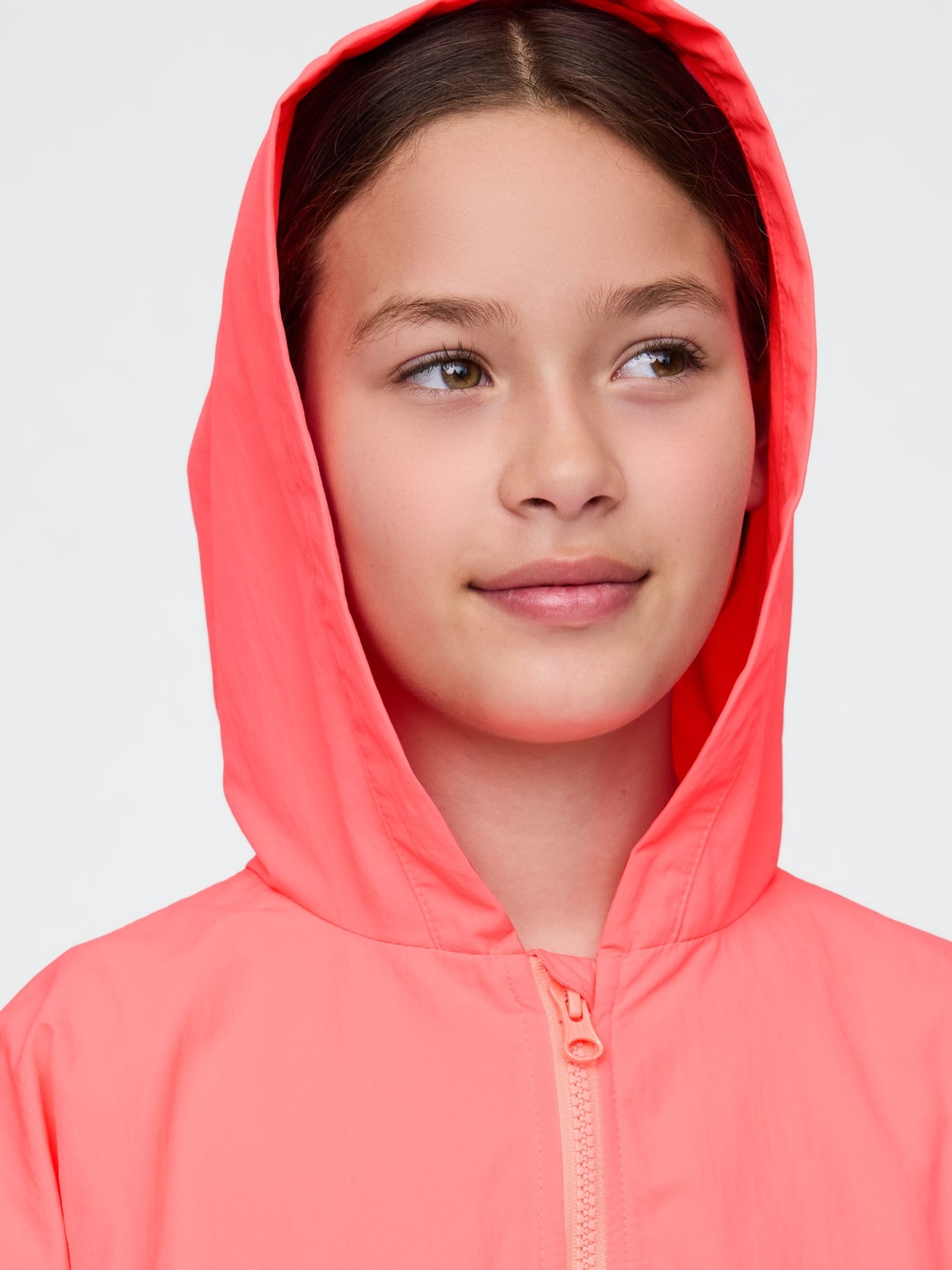 Pink Nylon Windbreaker Jacket (4-13yrs) - Image 4 of 5