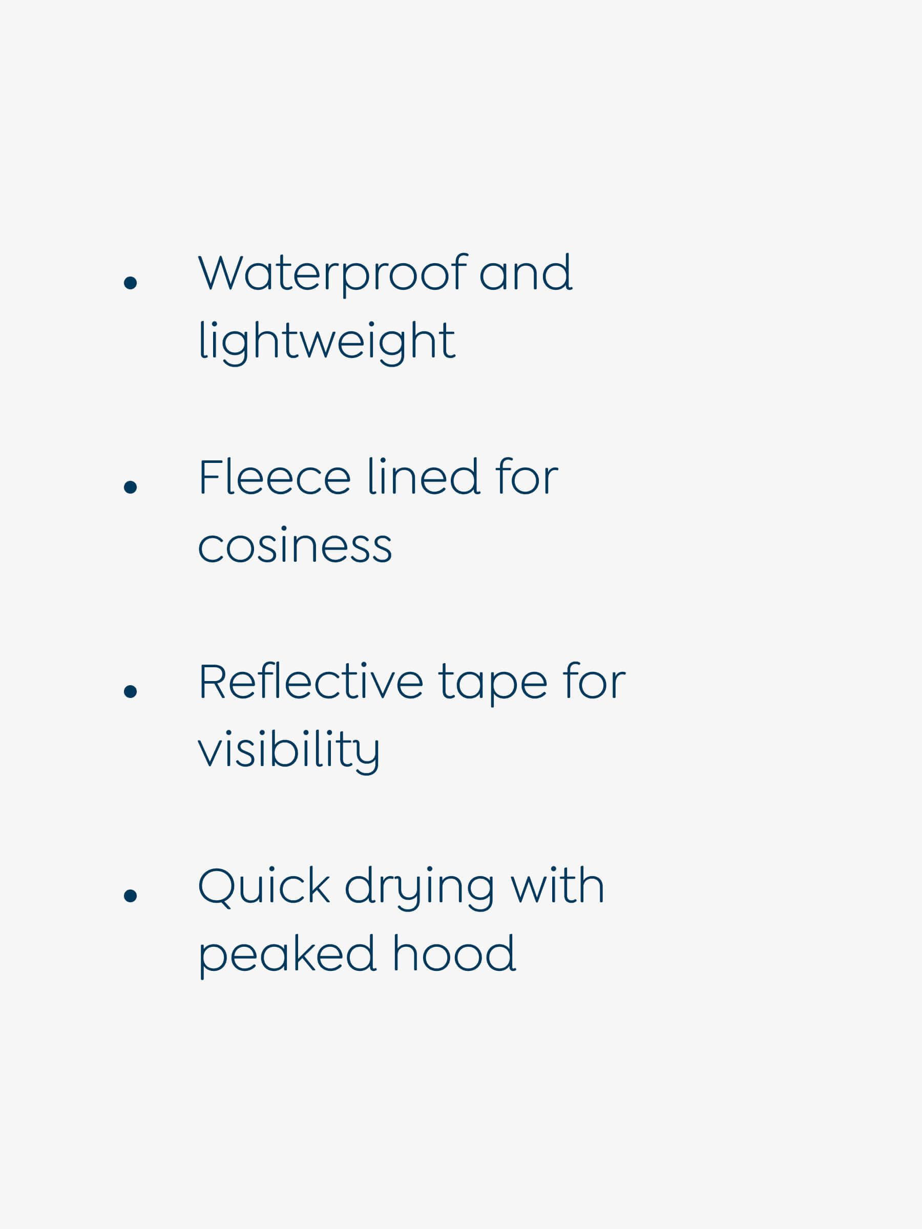 Navy Hedgehog Fleece-lined Waterproof Puddle Suit - Image 7 of 7 Navy Hedgehog Fleece-lined Waterproof Puddle Suit - Image 7 of 7