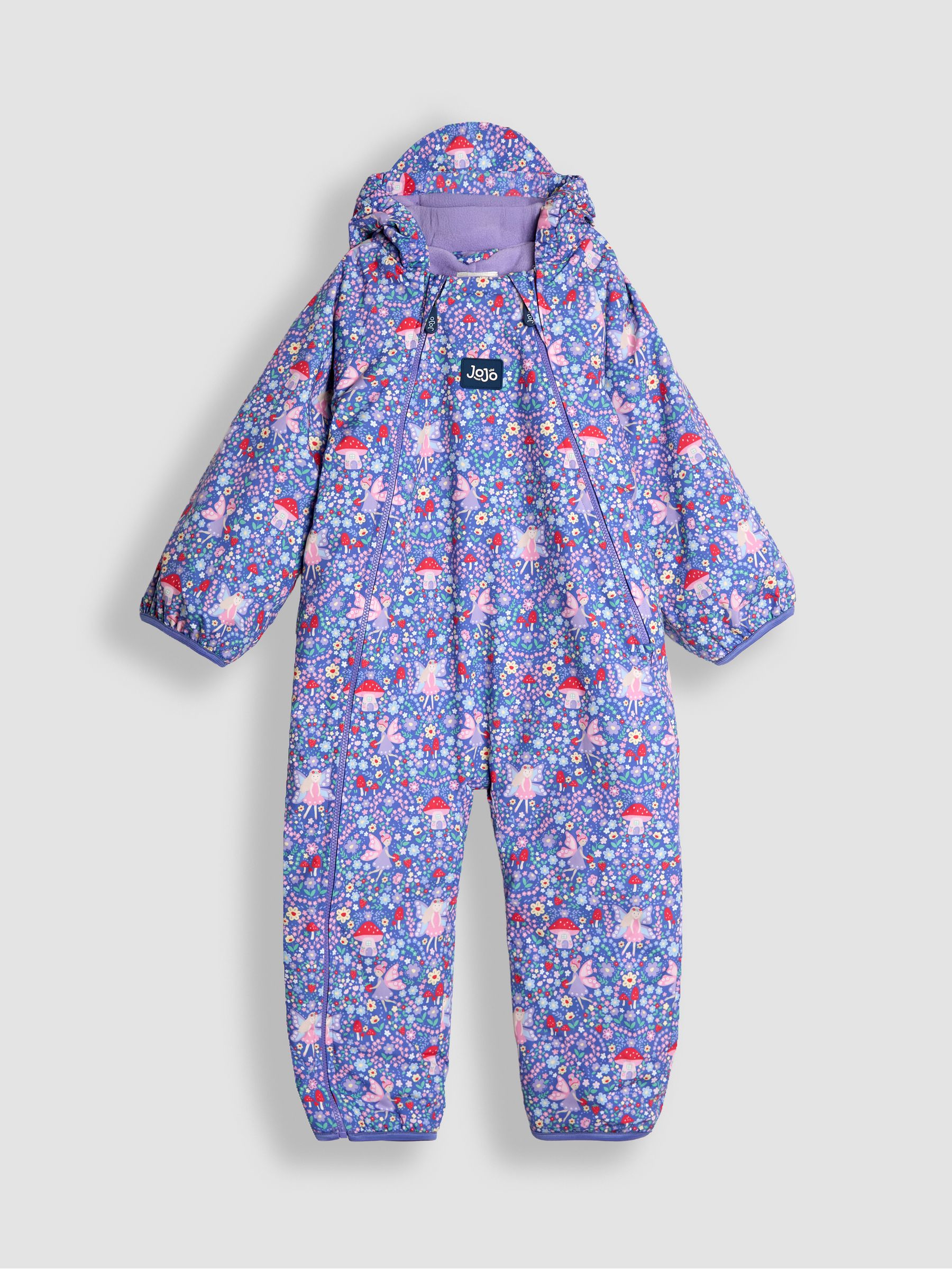 Purple Fairy Fleece-lined Waterproof Puddle Suit - Image 1 of 4
