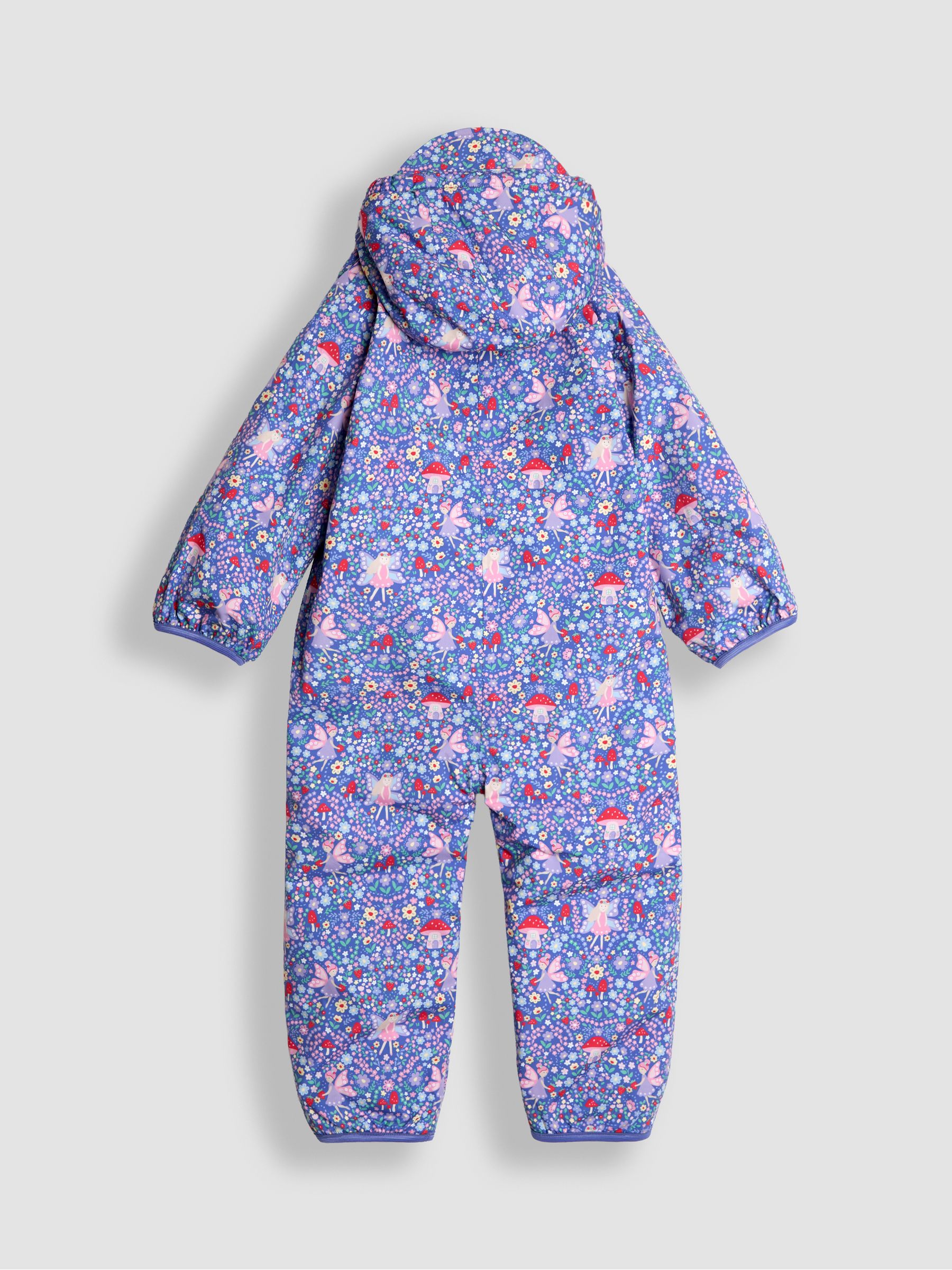 Purple Fairy Fleece-lined Waterproof Puddle Suit - Image 2 of 4