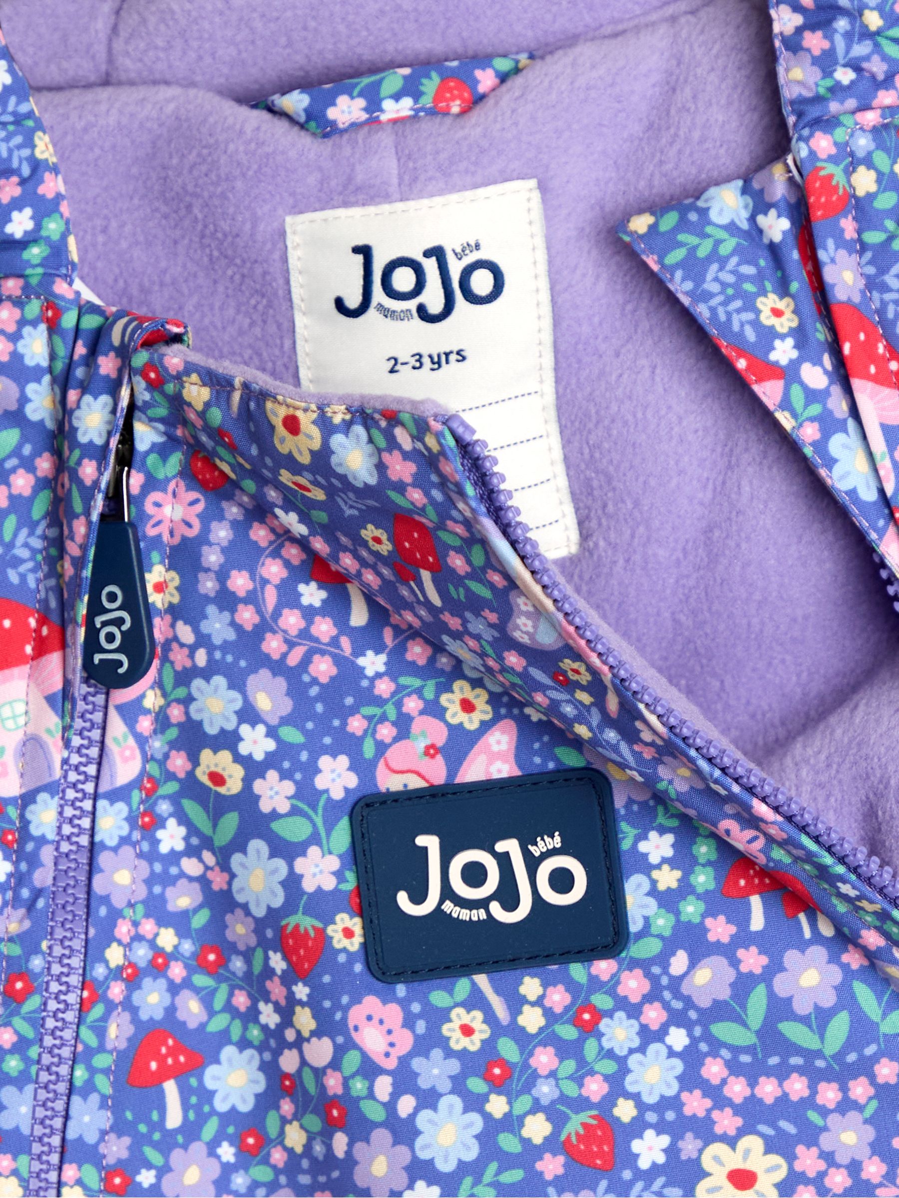 Purple Fairy Fleece-lined Waterproof Puddle Suit - Image 4 of 4