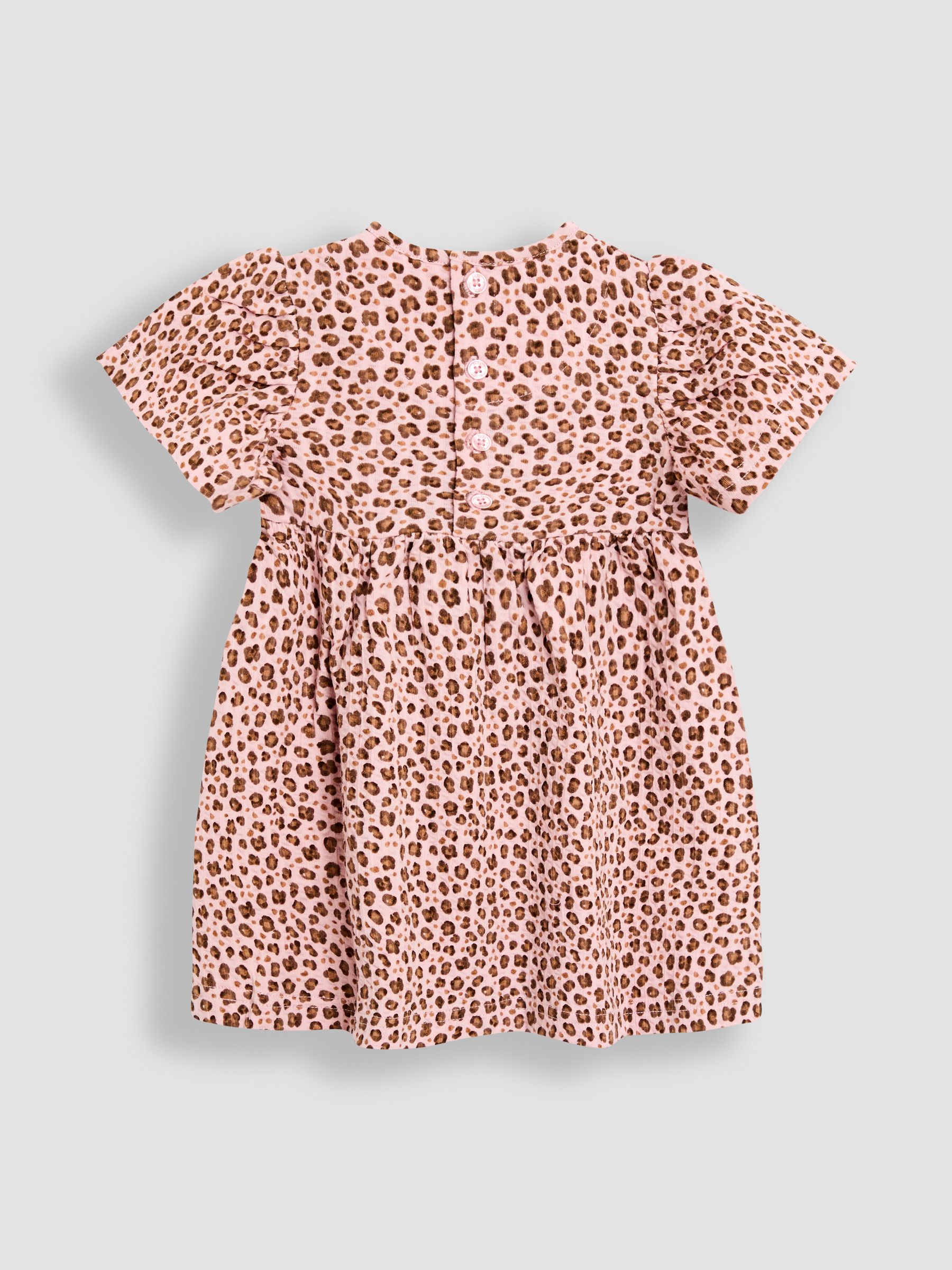 Natural Short Sleeve Wrap Dress - Image 2 of 3