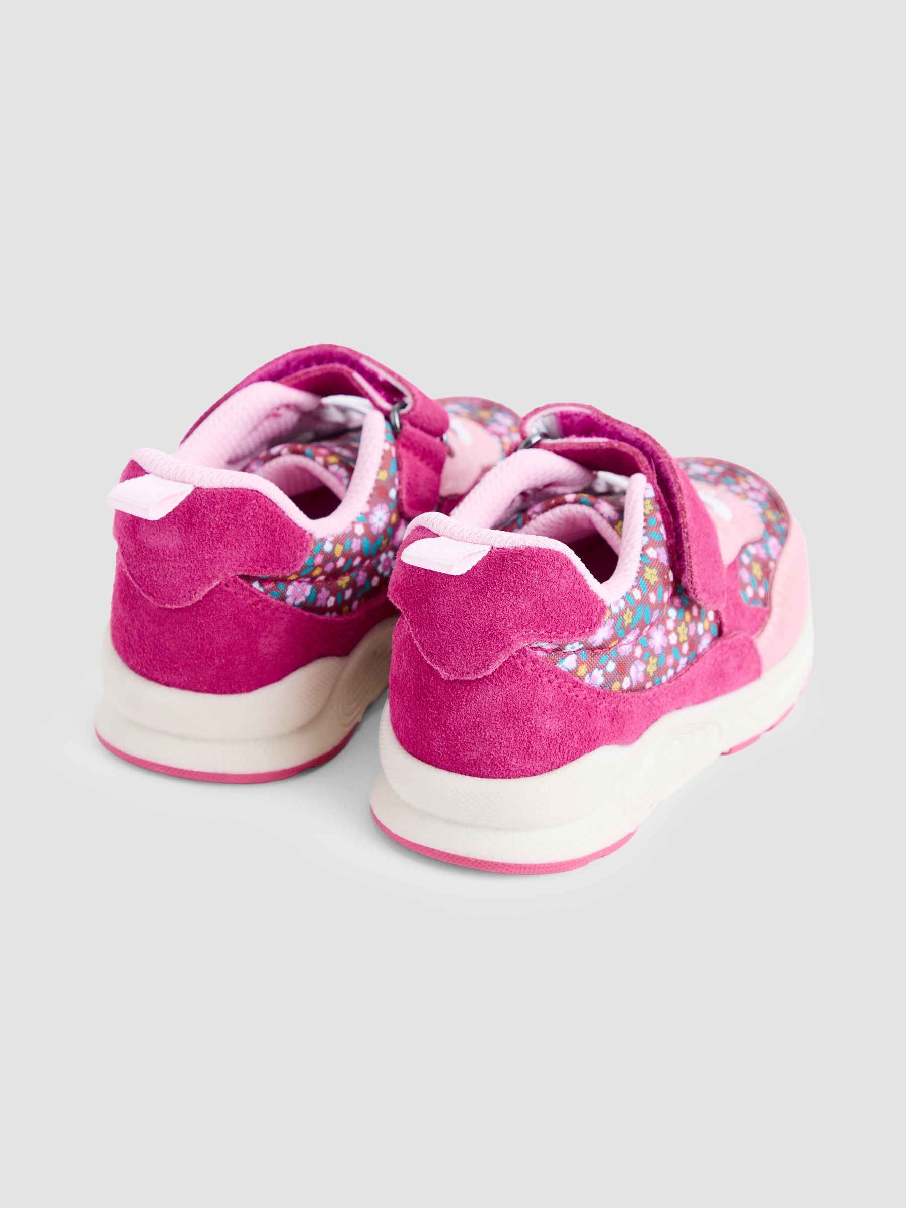 Pink Riptape Lace Up Trainer - Image 2 of 4