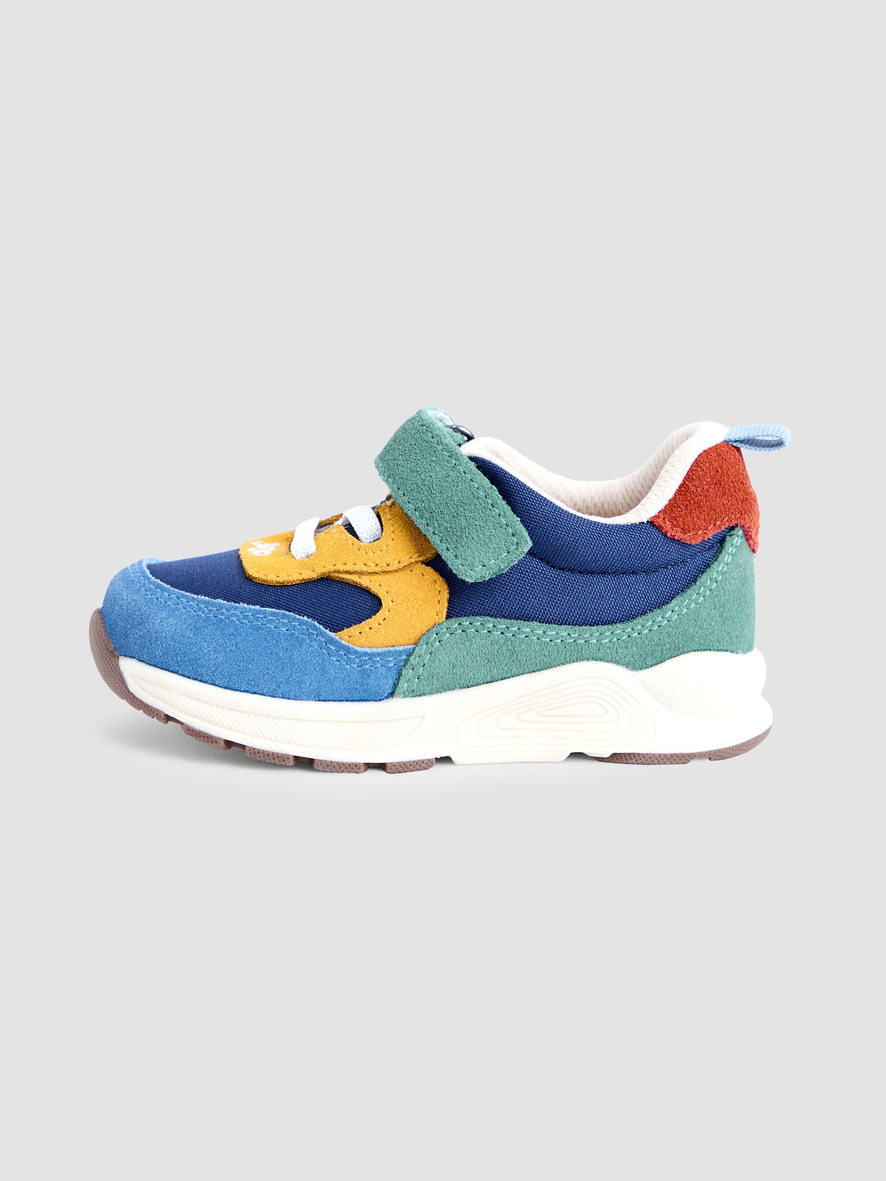 Blue Riptape Lace Up Trainer - Image 4 of 4