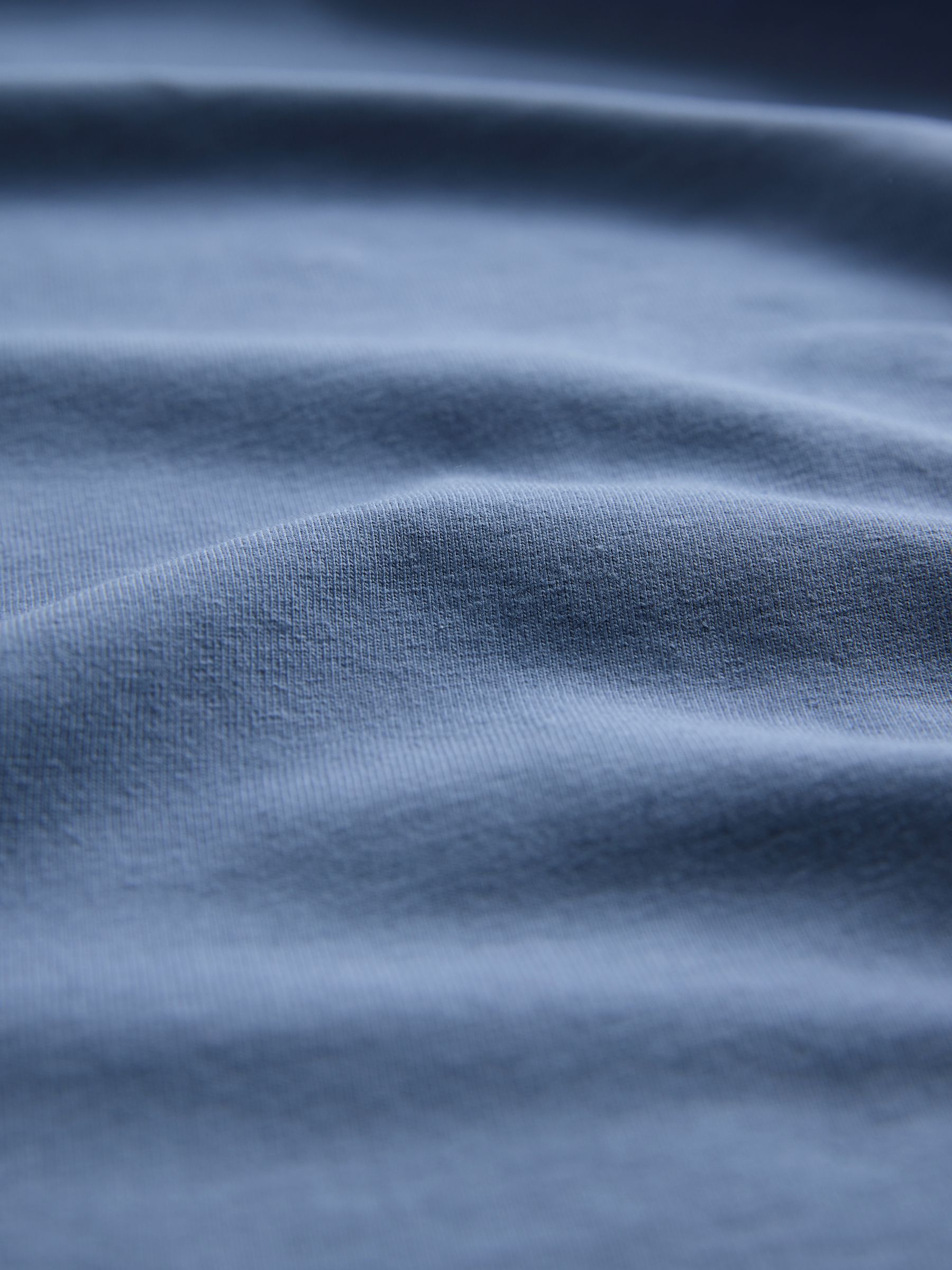 Navy Blue/Light Blue/Charcoal Grey/Grey Marl/White - 5 Pack Long Sleeve Crew Neck T-Shirts - Image 7 of 8