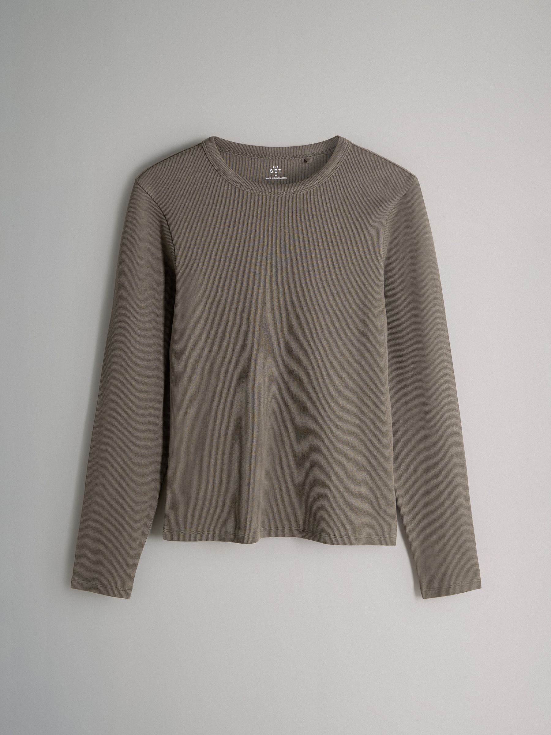 7 Pack Long Sleeve Ribbed T-Shirts - Image 6 of 10