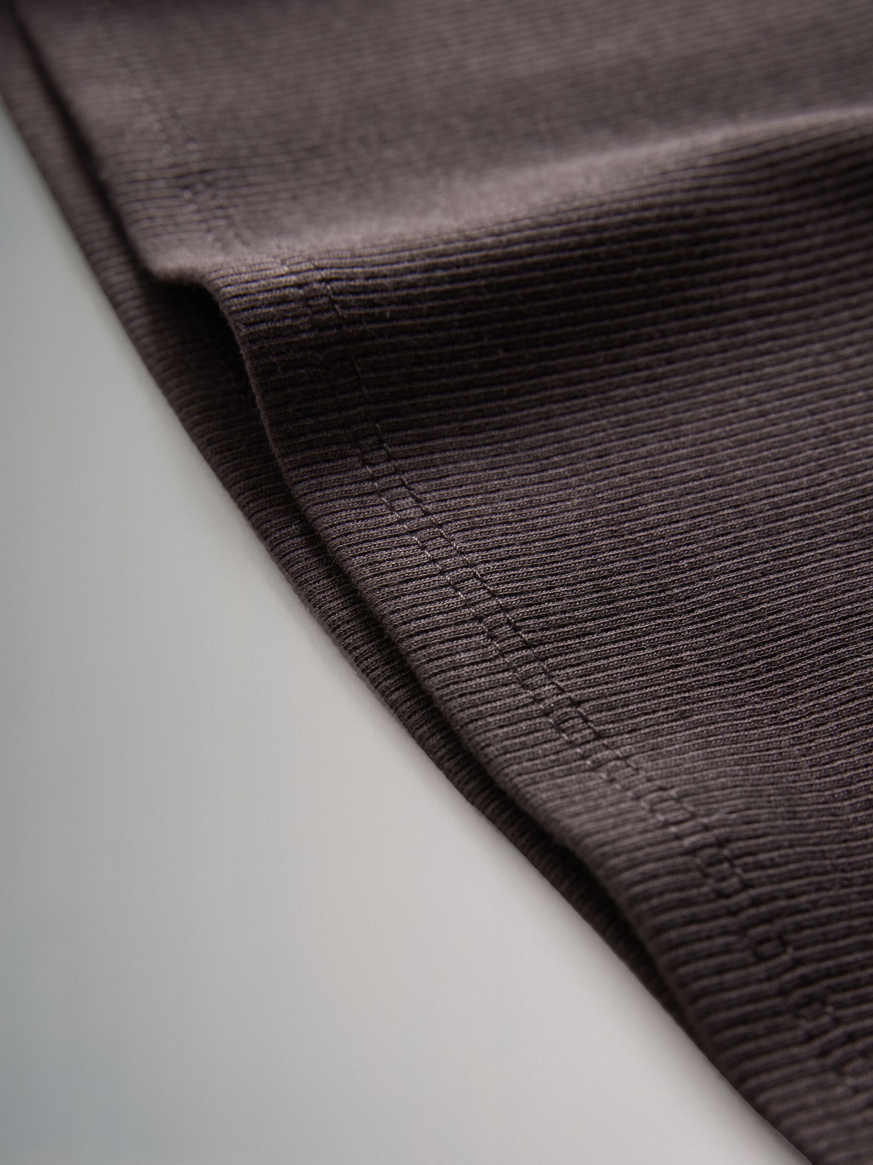 White/Black/Light Grey Marl/Chocolate Brown/Stripe - 5 Pack Ribbed Bandeau Tops - Image 15 of 16