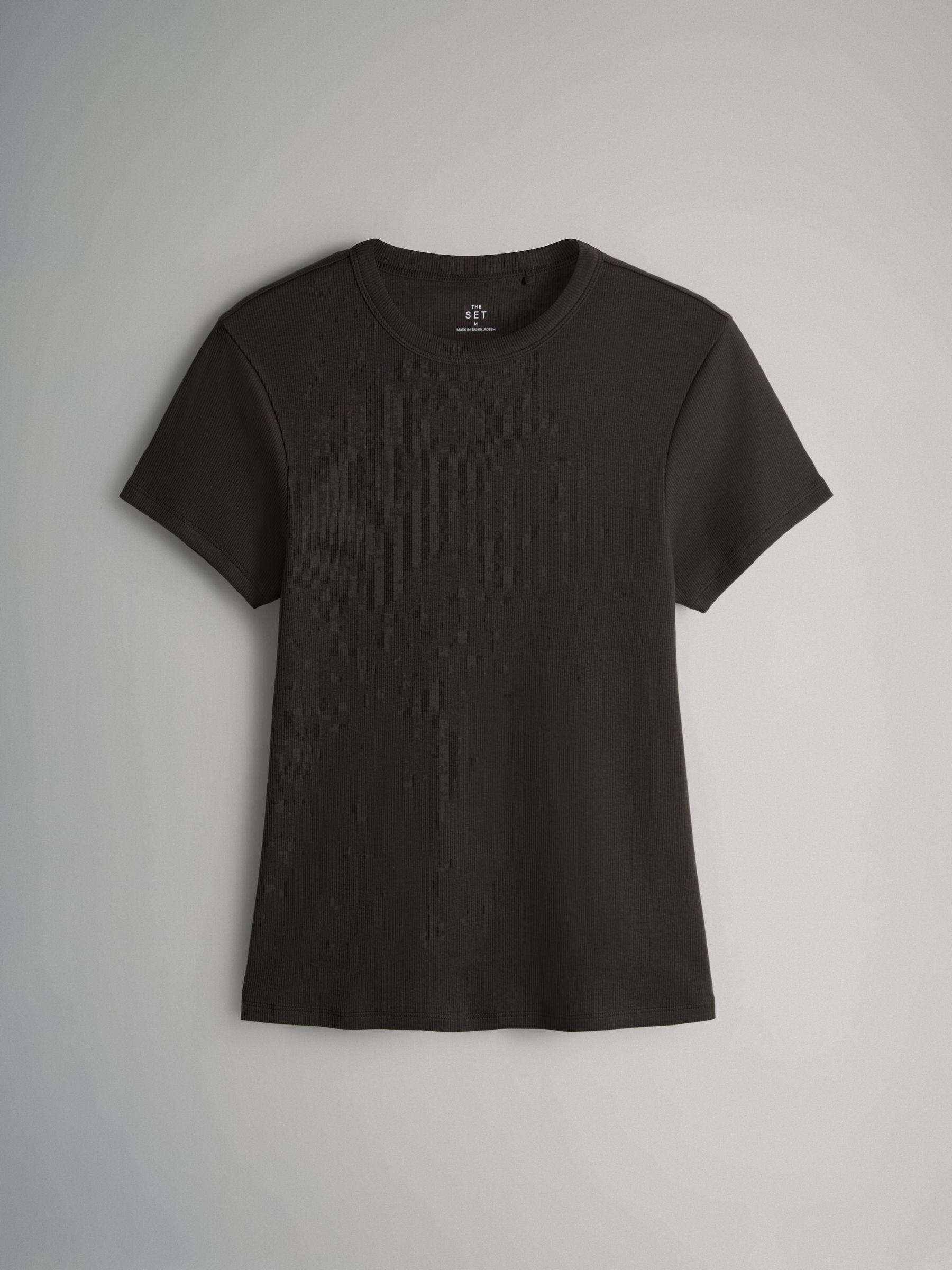 Neutral - 5 Pack Short Sleeve Ribbed T-Shirts - Image 3 of 7