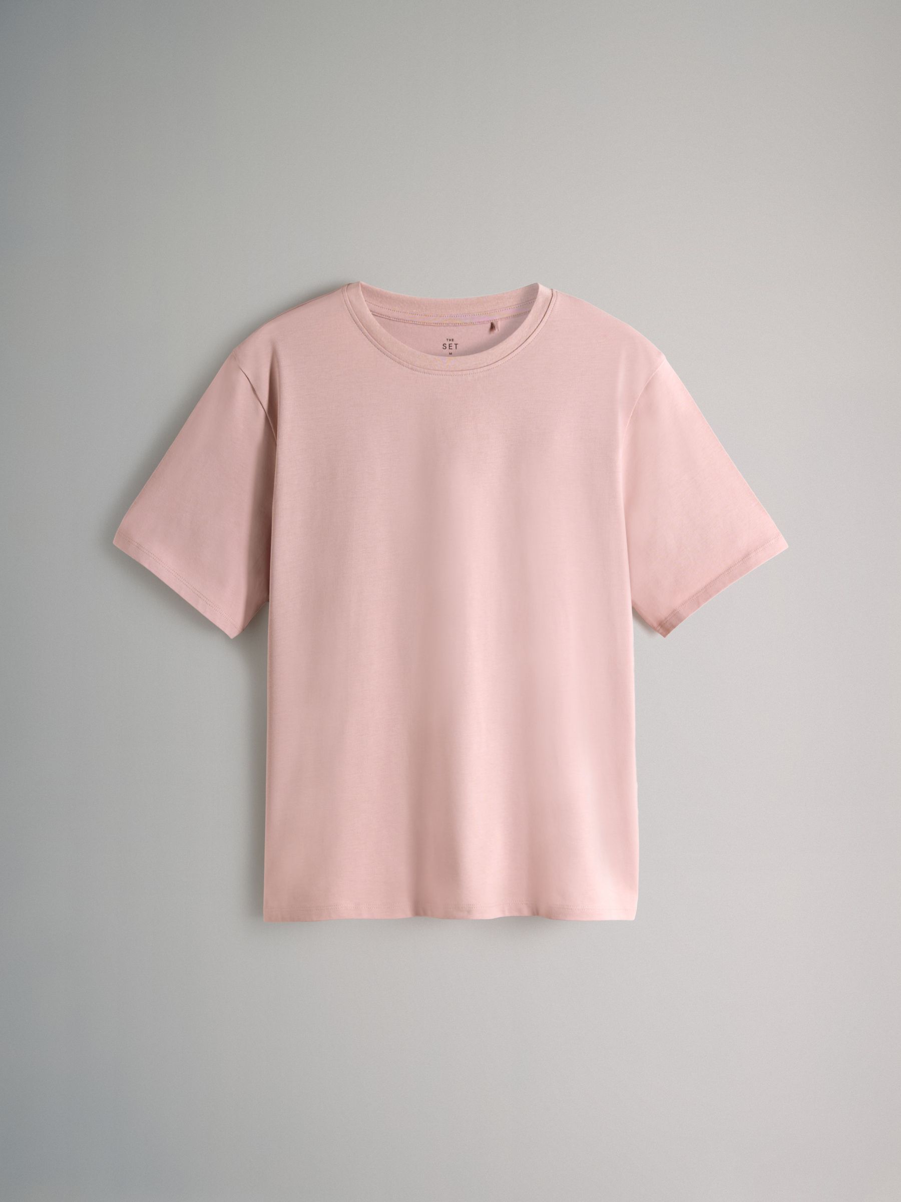 Black/Neutral/Blush Pink/Cream/Stripe - 5 Pack Relaxed T-Shirts - Image 5 of 8