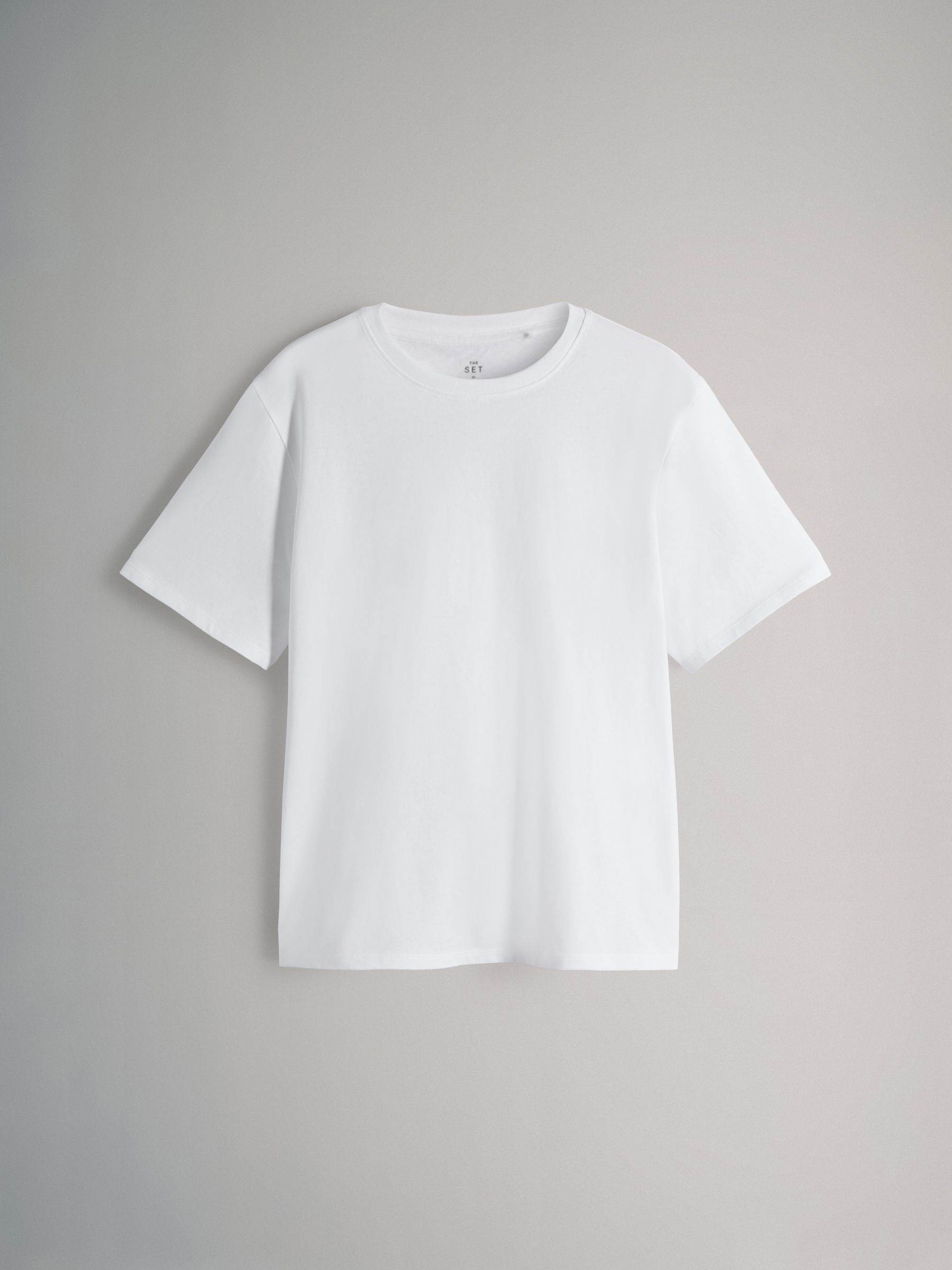 White/Stripe/Khaki/Light Khaki - 4 Pack Short Sleeved Relaxed T-Shirts - Image 2 of 7