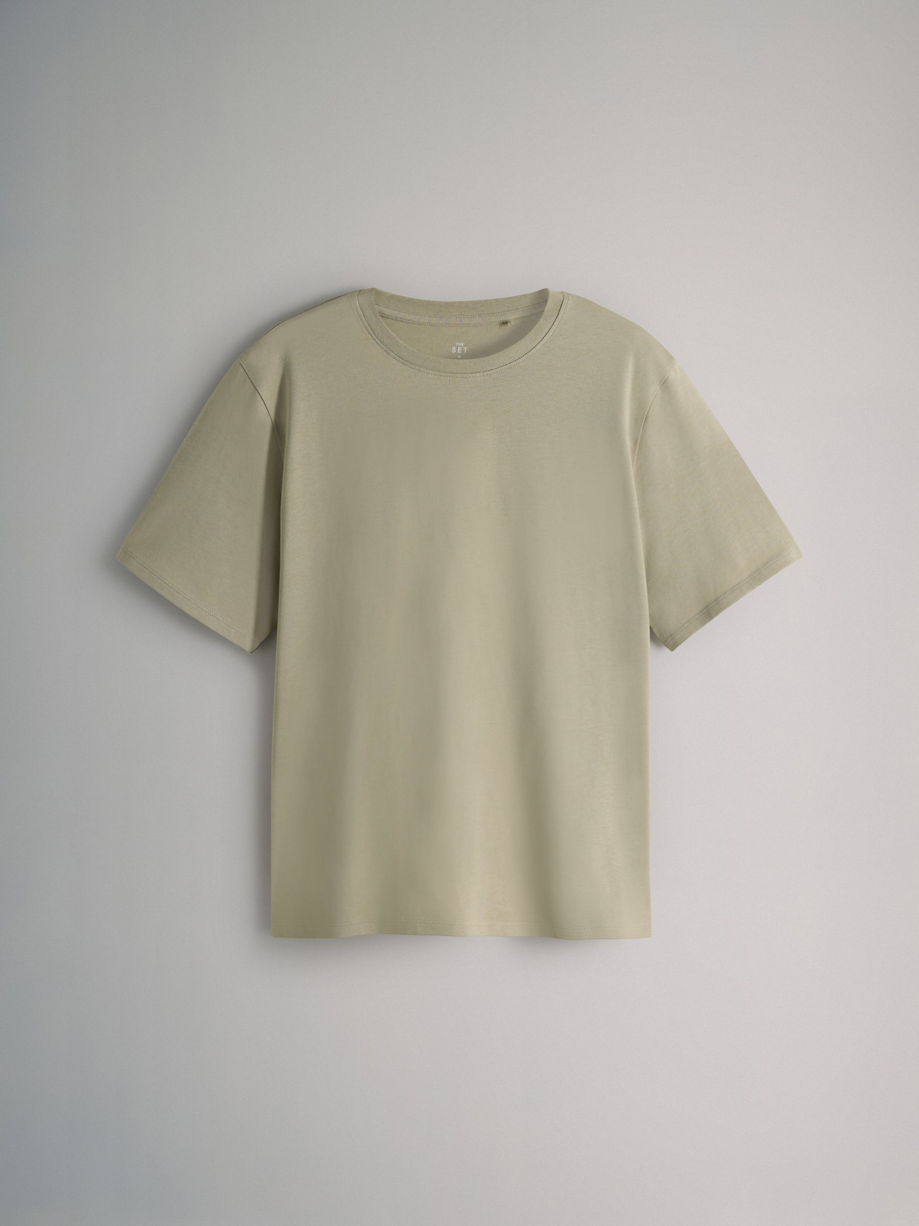 White/Stripe/Khaki/Light Khaki - 4 Pack Short Sleeved Relaxed T-Shirts - Image 3 of 7