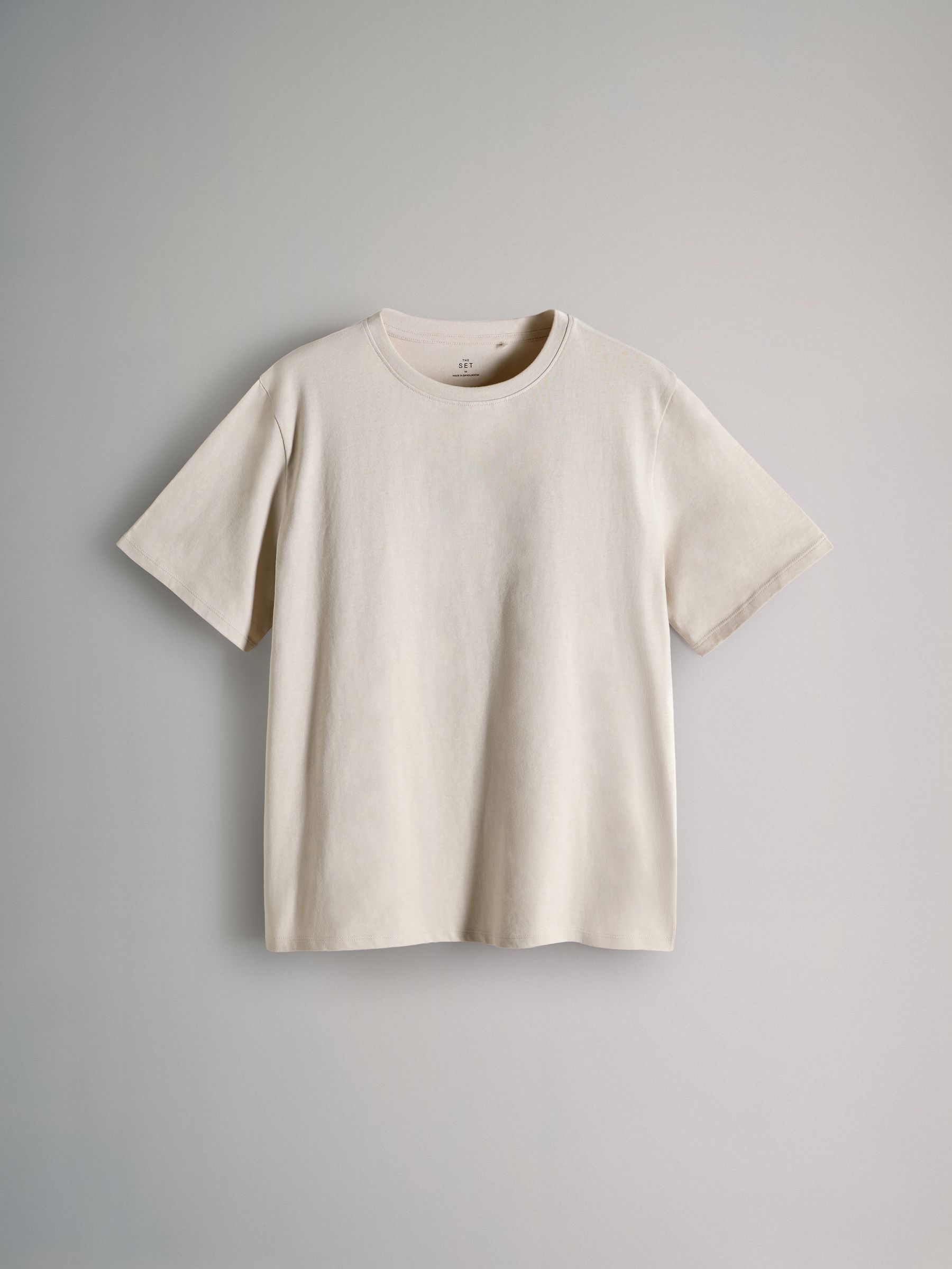 Black/Dark Red/Warm Stone/Cream - 4 Pack Short Sleeved Relaxed T-Shirts - Image 2 of 7