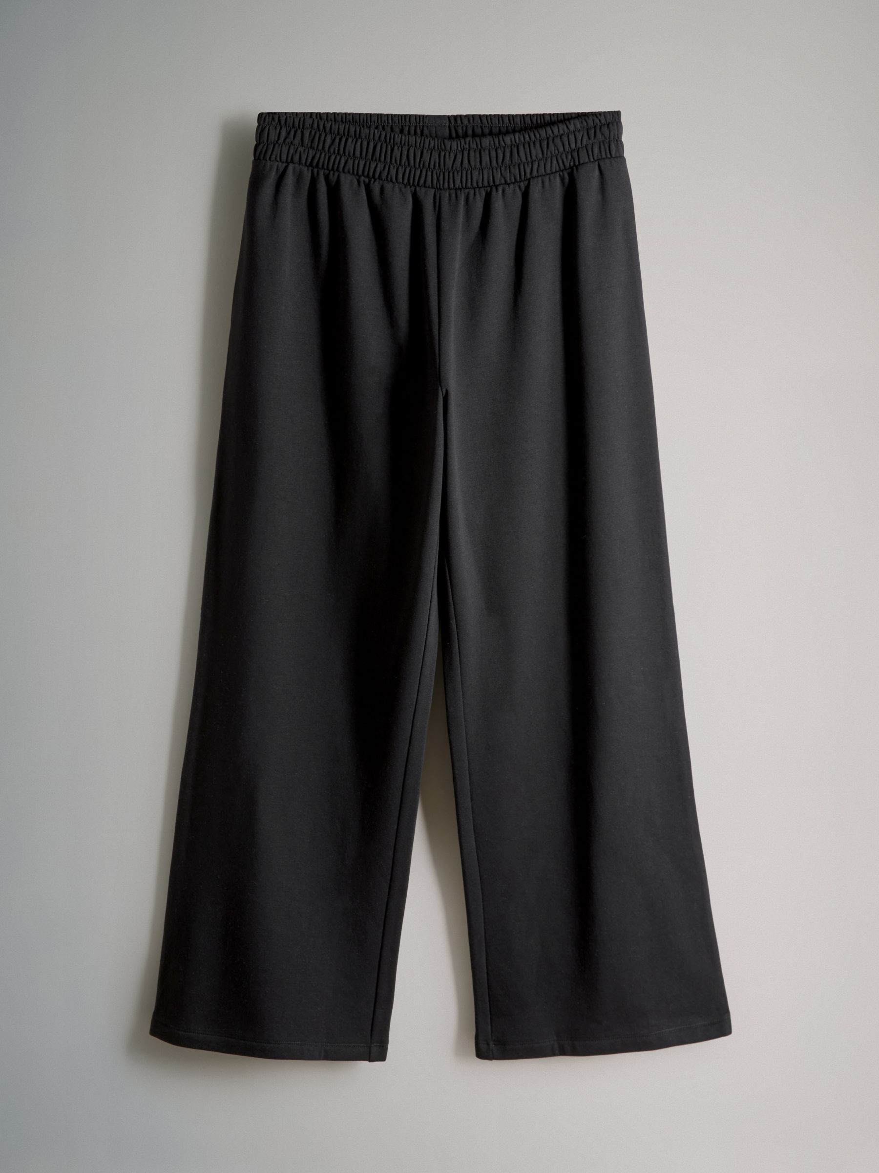 Black - Crew Neck Sweatshirt and Wide Leg Joggers Set - Image 5 of 7