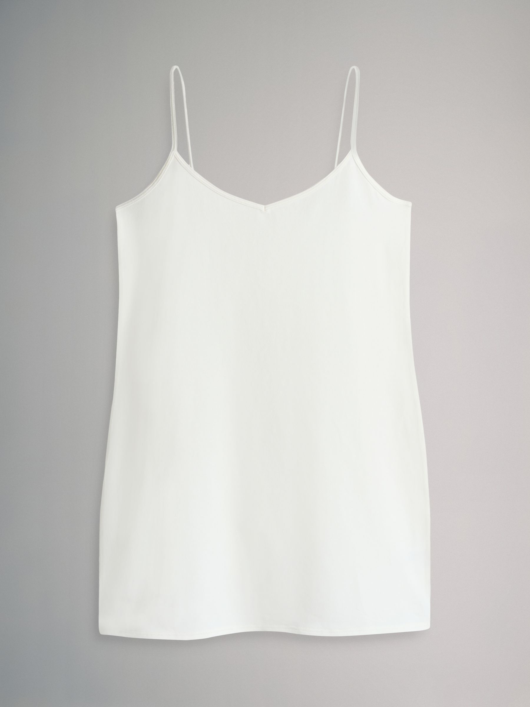 Black/Chocolate Brown/Taupe Brown/Nude/White - 5 Pack Longline Thin Strap Vest Tops - Image 2 of 7 Black/Chocolate Brown/Taupe Brown/Nude/White - 5 Pack Longline Thin Strap Vest Tops - Image 2 of 7