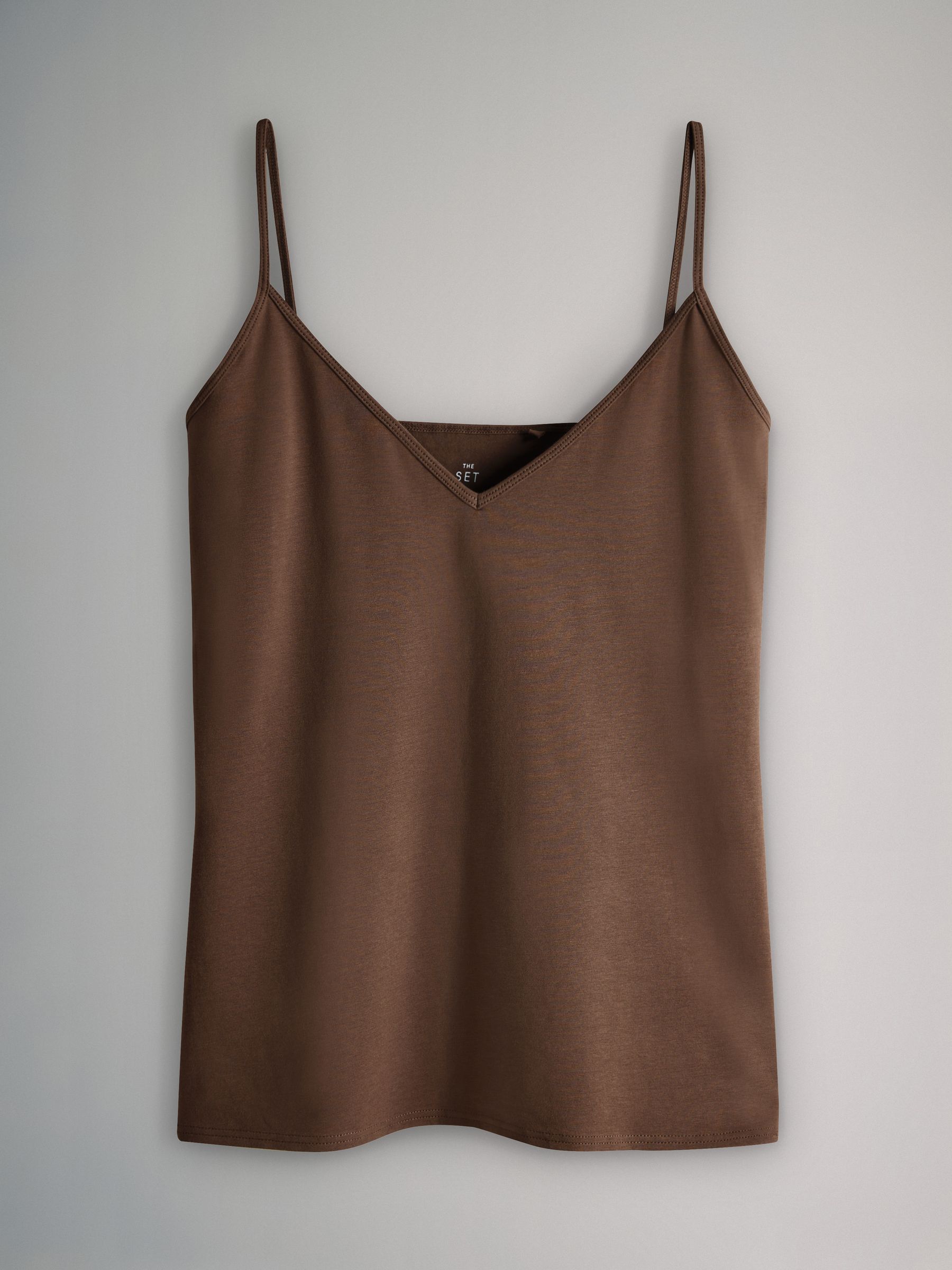 5 Pack Essentials V-Neck Cami Tops - Image 4 of 8