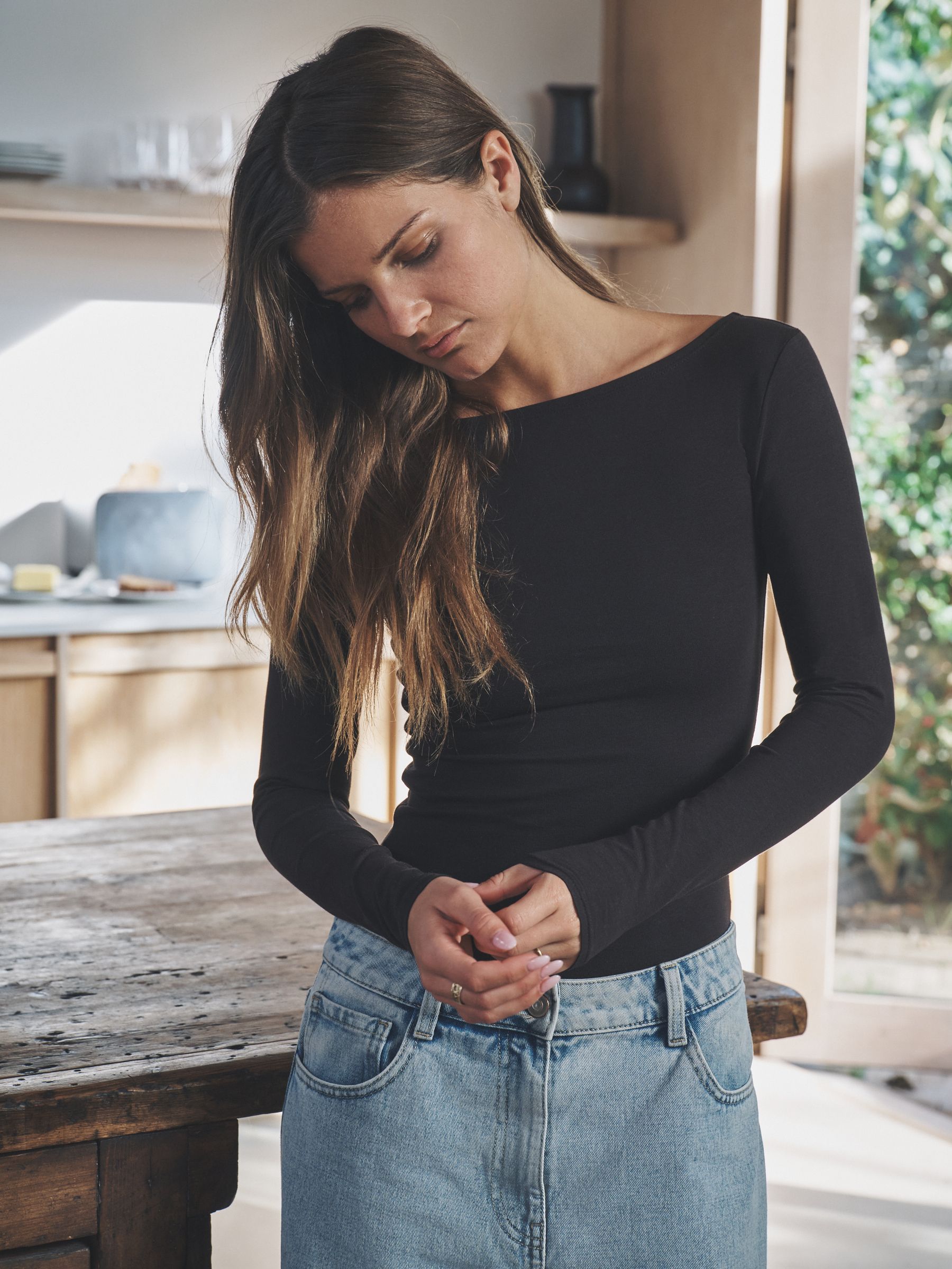 Boat Neck Ribbed Bodysuit 3 Pack - Image 3 of 9