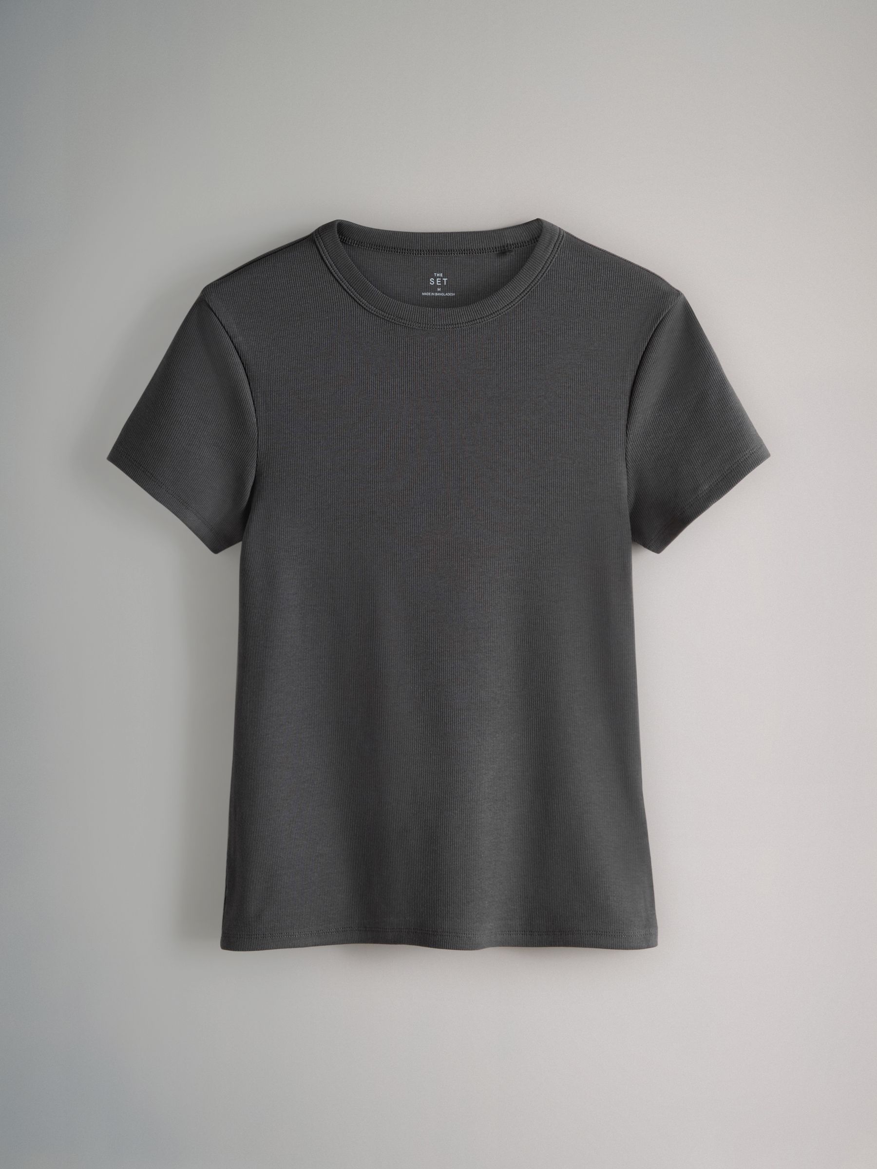Multi - 5 Pack Short Sleeve Ribbed T-Shirts - Image 3 of 7