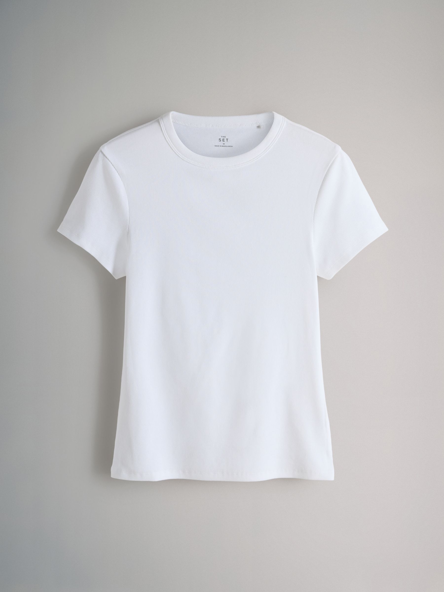 Multi - 5 Pack Short Sleeve Ribbed T-Shirts - Image 6 of 7