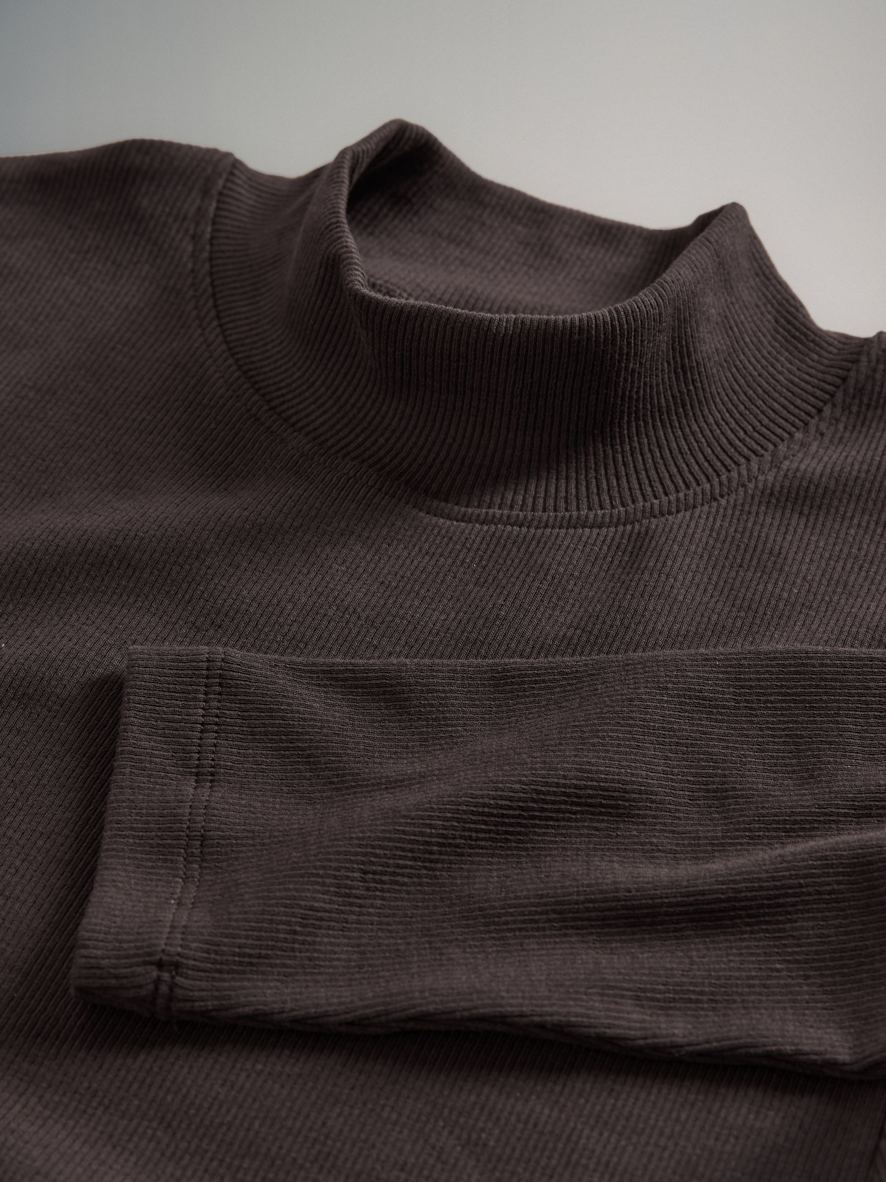 3 Pack Long Sleeved Ribbed Roll Neck Dresses - Image 10 of 11
