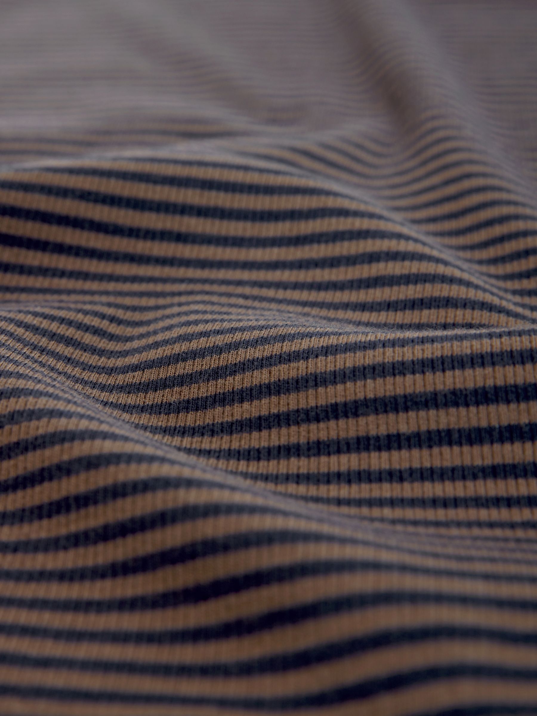 Blue/Brown/Stripe - 3 Pack Ribbed Long Sleeve Midi Dress - Image 2 of 3