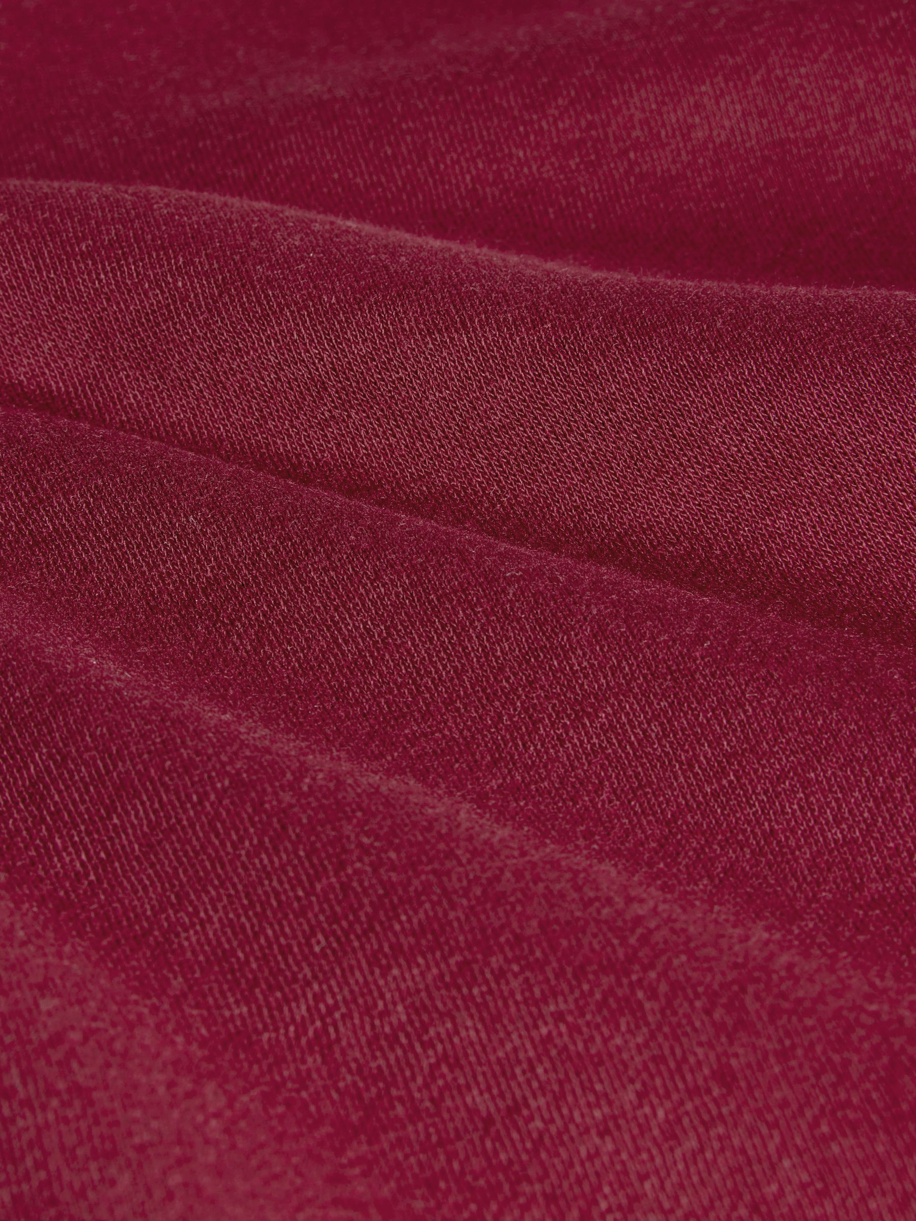 Chocolate Brown/Wine Red - Half Zip Funnel Neck Sweatshirts 2 Pack - Image 4 of 5