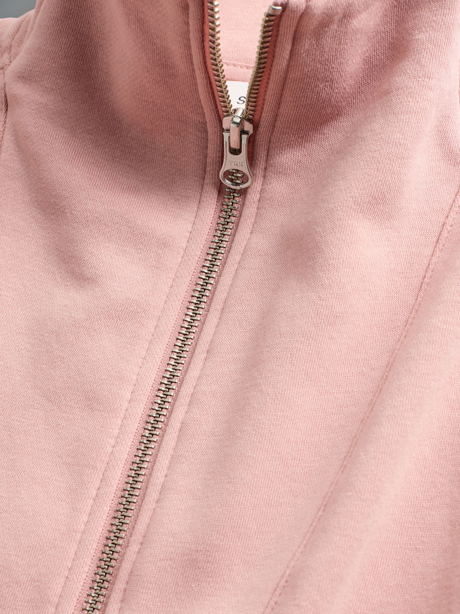 Taupe Brown/Pink/Grey Marl 3 Pack Quarter Zip Sweatshirts - Image 6 of 6