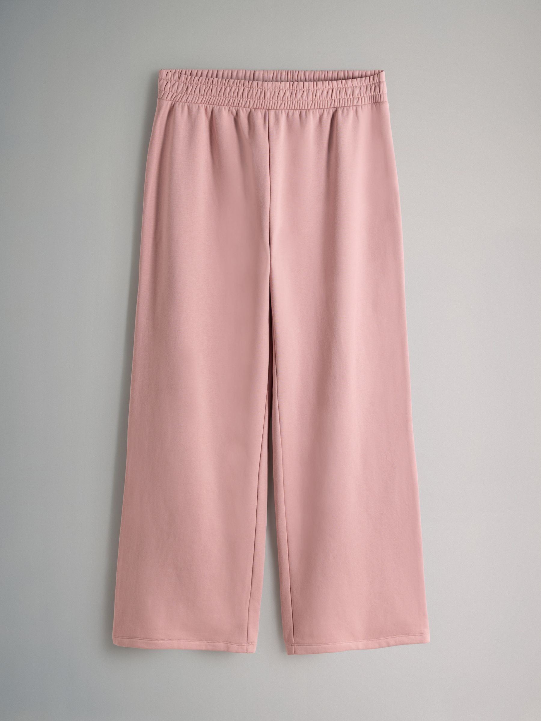 Taupe Brown/Pink/Grey Marl - 3 Pack Wide Leg Joggers - Image 2 of 6