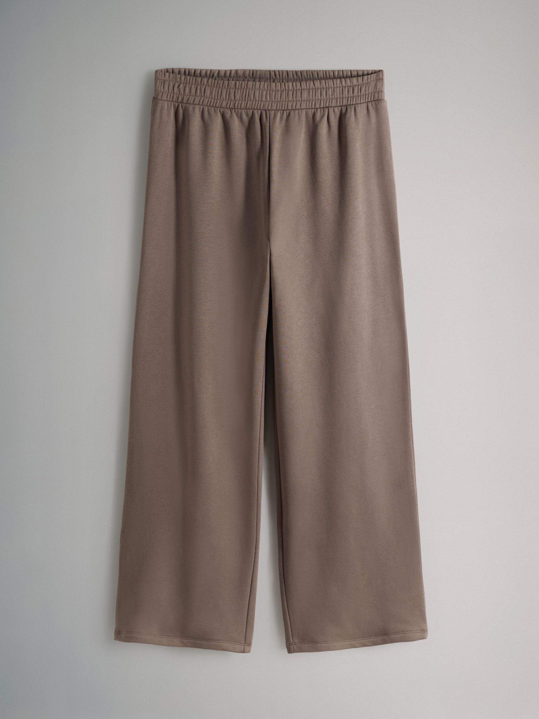 Taupe Brown/Pink/Grey Marl - 3 Pack Wide Leg Joggers - Image 3 of 6