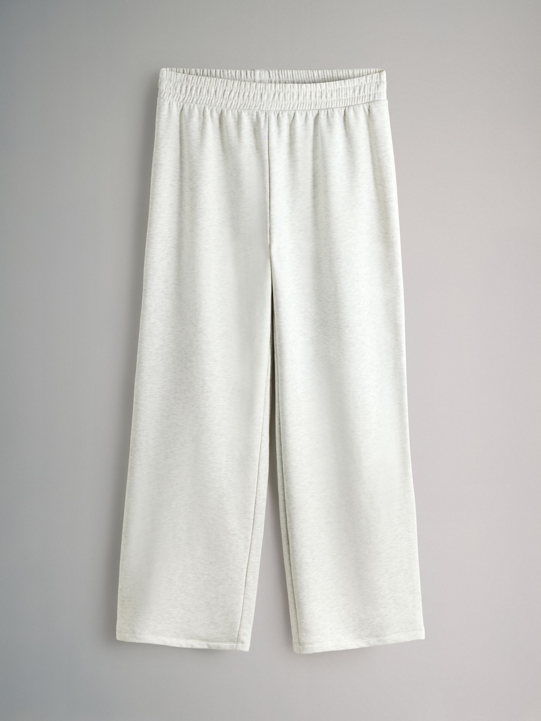 Taupe Brown/Pink/Grey Marl - 3 Pack Wide Leg Joggers - Image 4 of 6