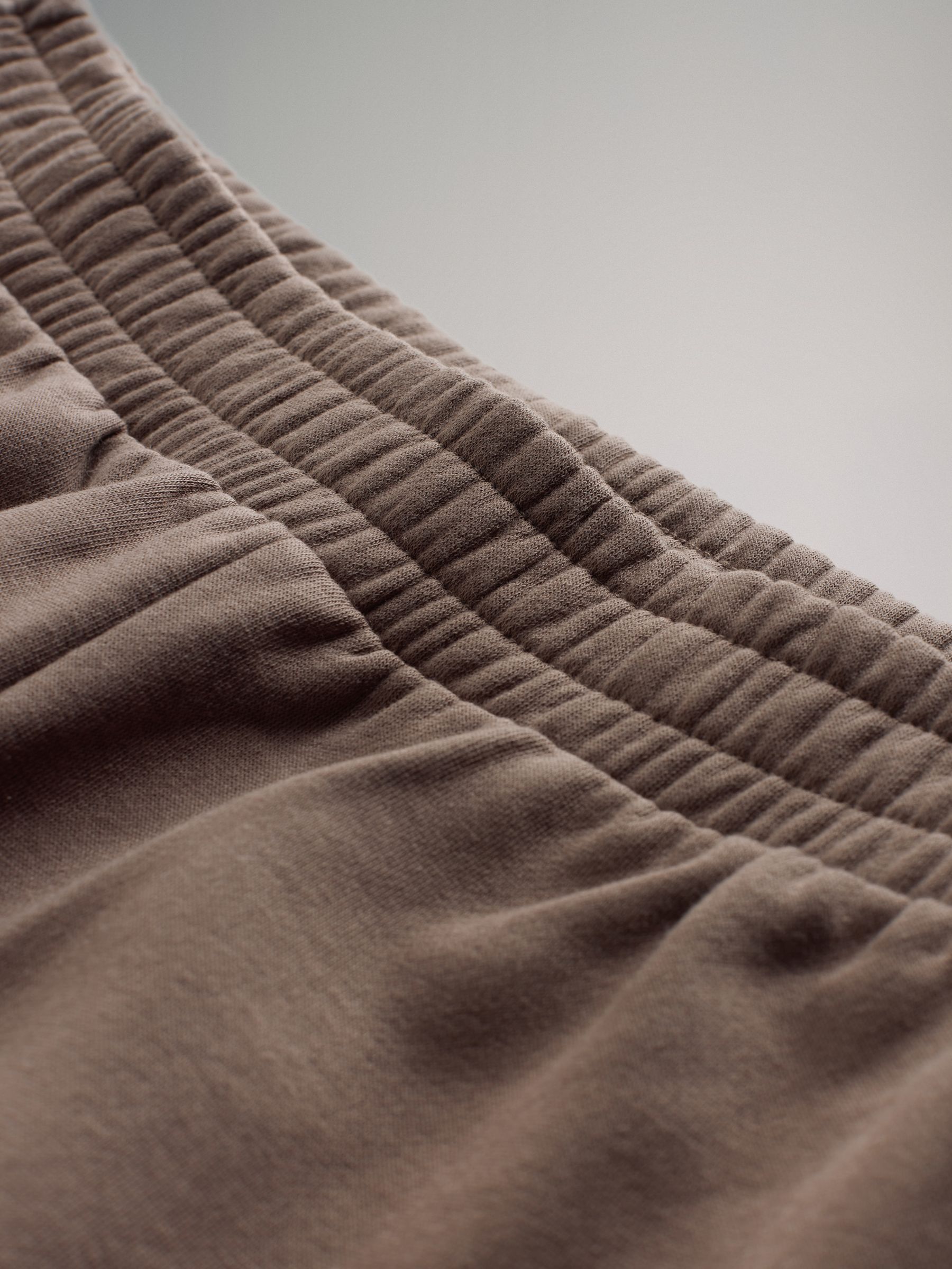 Taupe Brown/Pink/Grey Marl - 3 Pack Wide Leg Joggers - Image 5 of 6