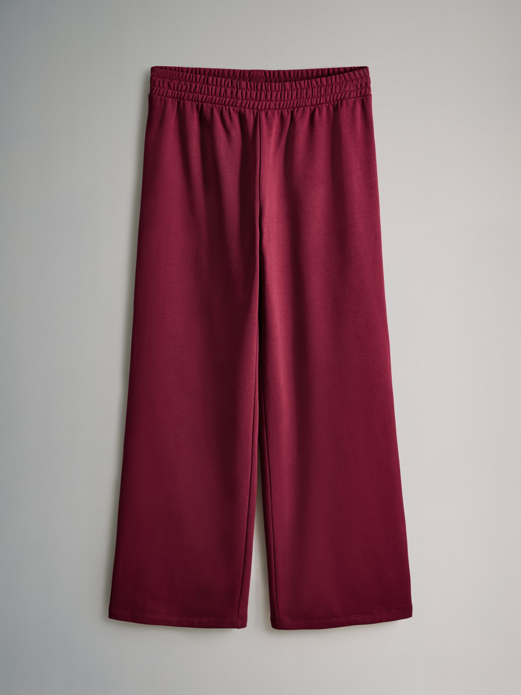 Red - Crew Neck Sweatshirt and Wide Leg Joggers Set - Image 3 of 5