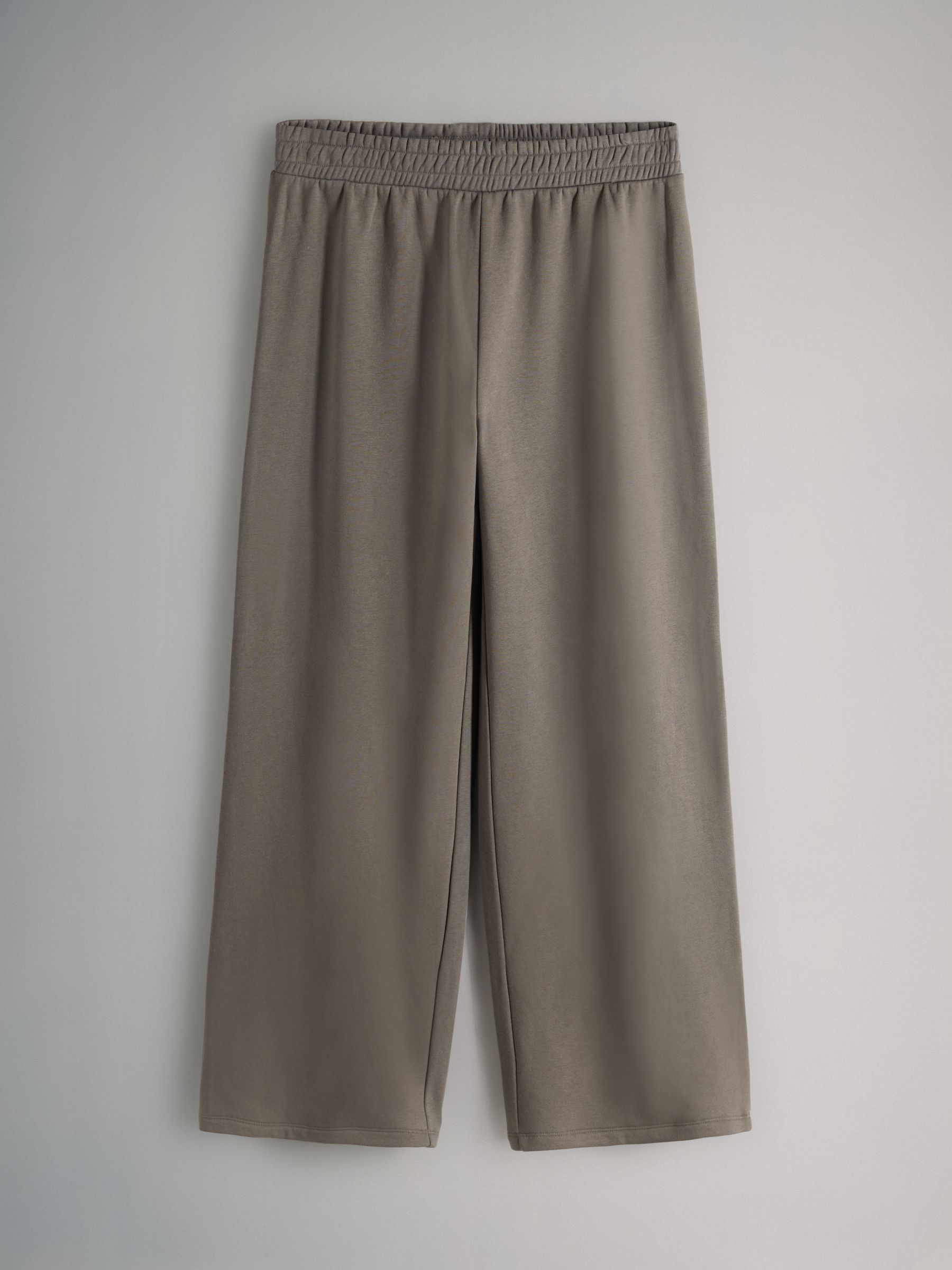 Chocolate Brown/Taupe Brown / Cream - 3 Pack Wide Leg Joggers - Image 2 of 3