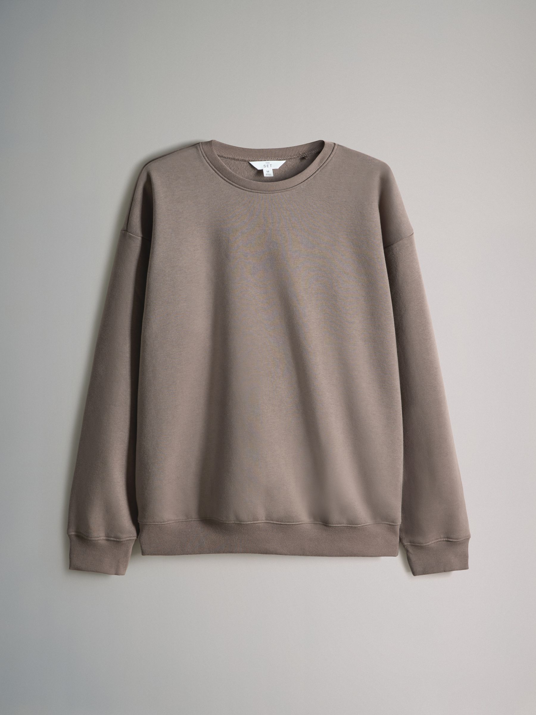 Black/Light Brown/Khaki GReen - 3 Pack Relaxed Crew Neck Sweatshirts - Image 2 of 6