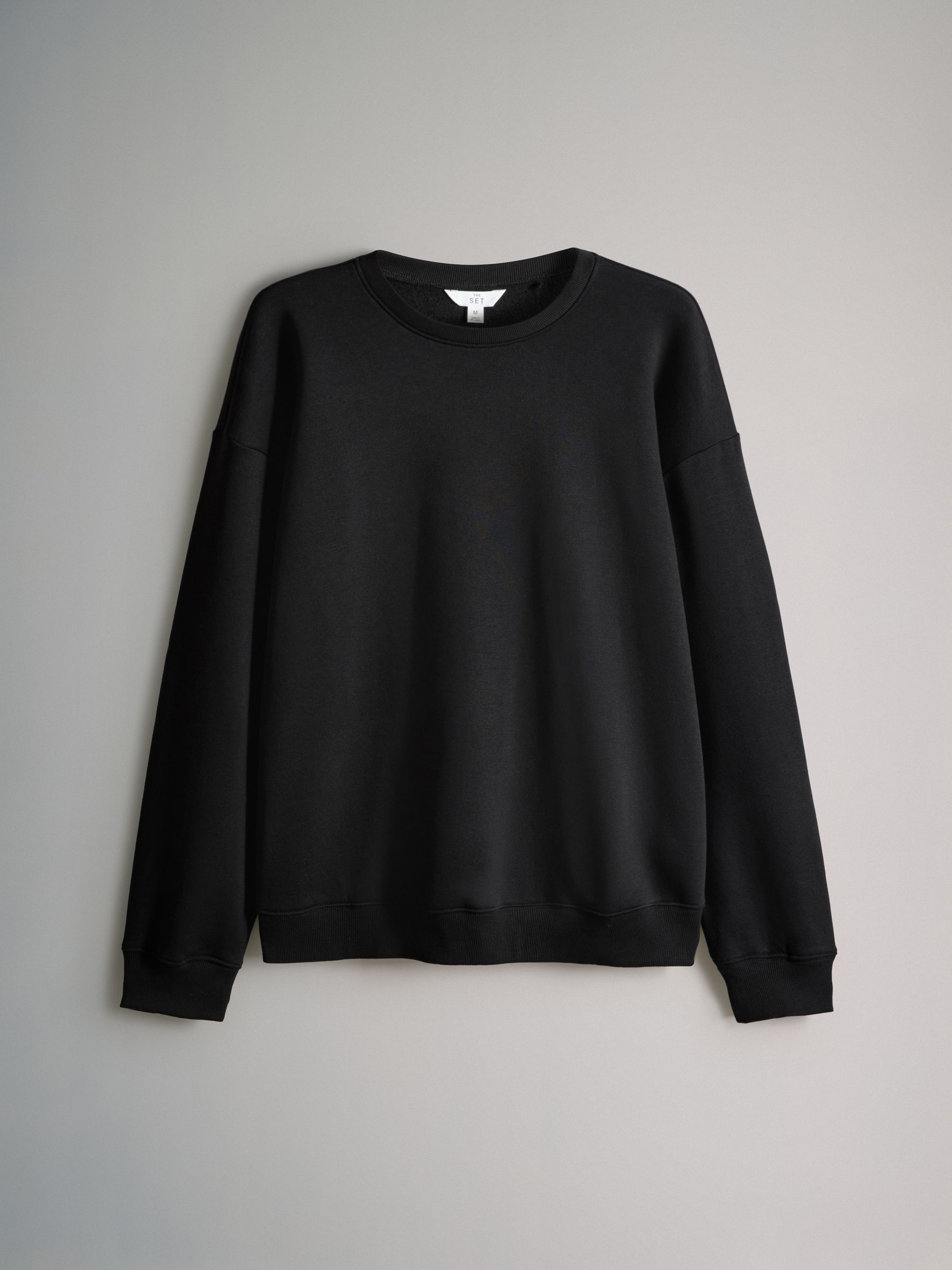 Black/Light Brown/Khaki GReen - 3 Pack Relaxed Crew Neck Sweatshirts - Image 4 of 6