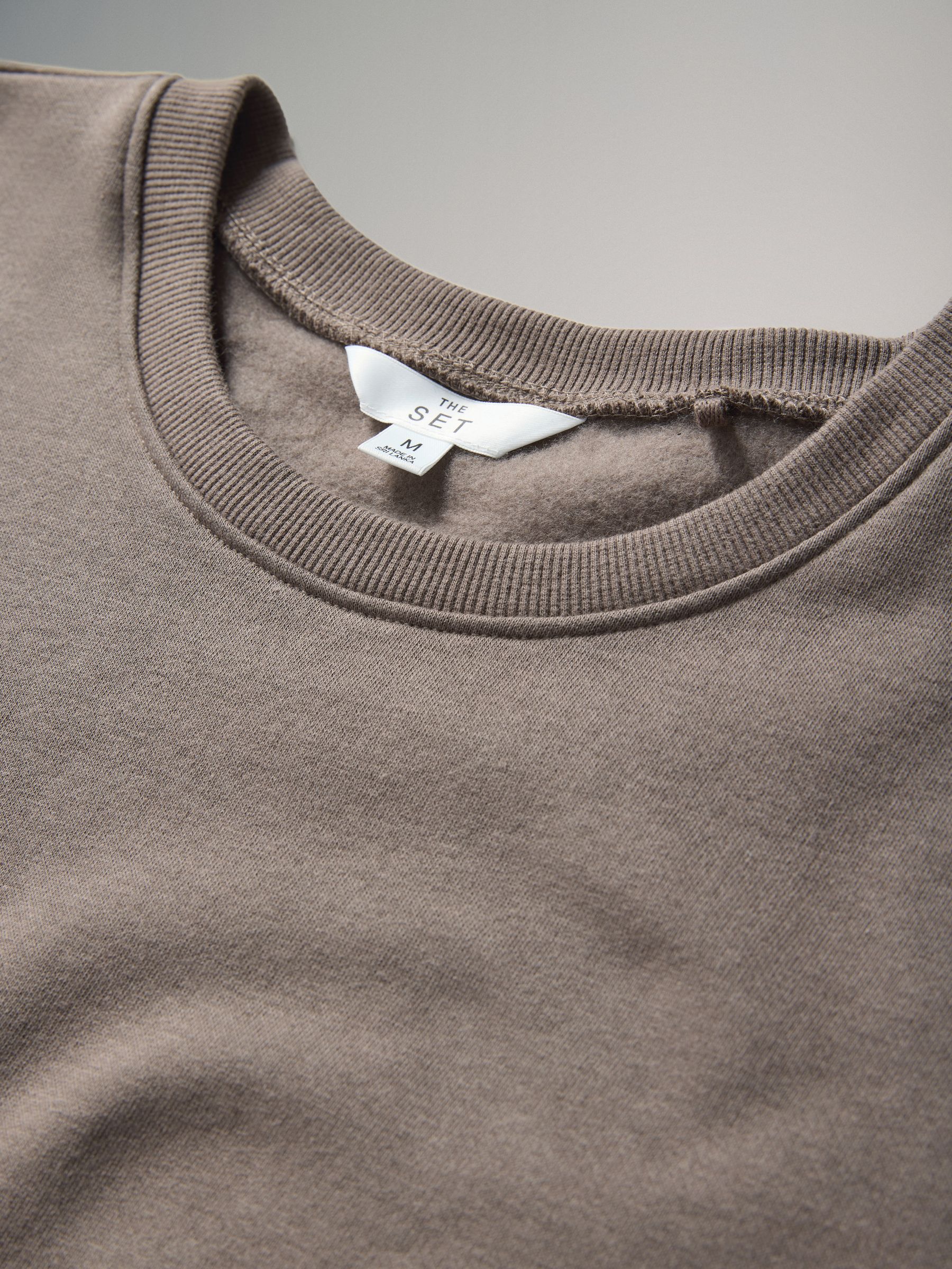 Black/Light Brown/Khaki GReen - 3 Pack Relaxed Crew Neck Sweatshirts - Image 5 of 6