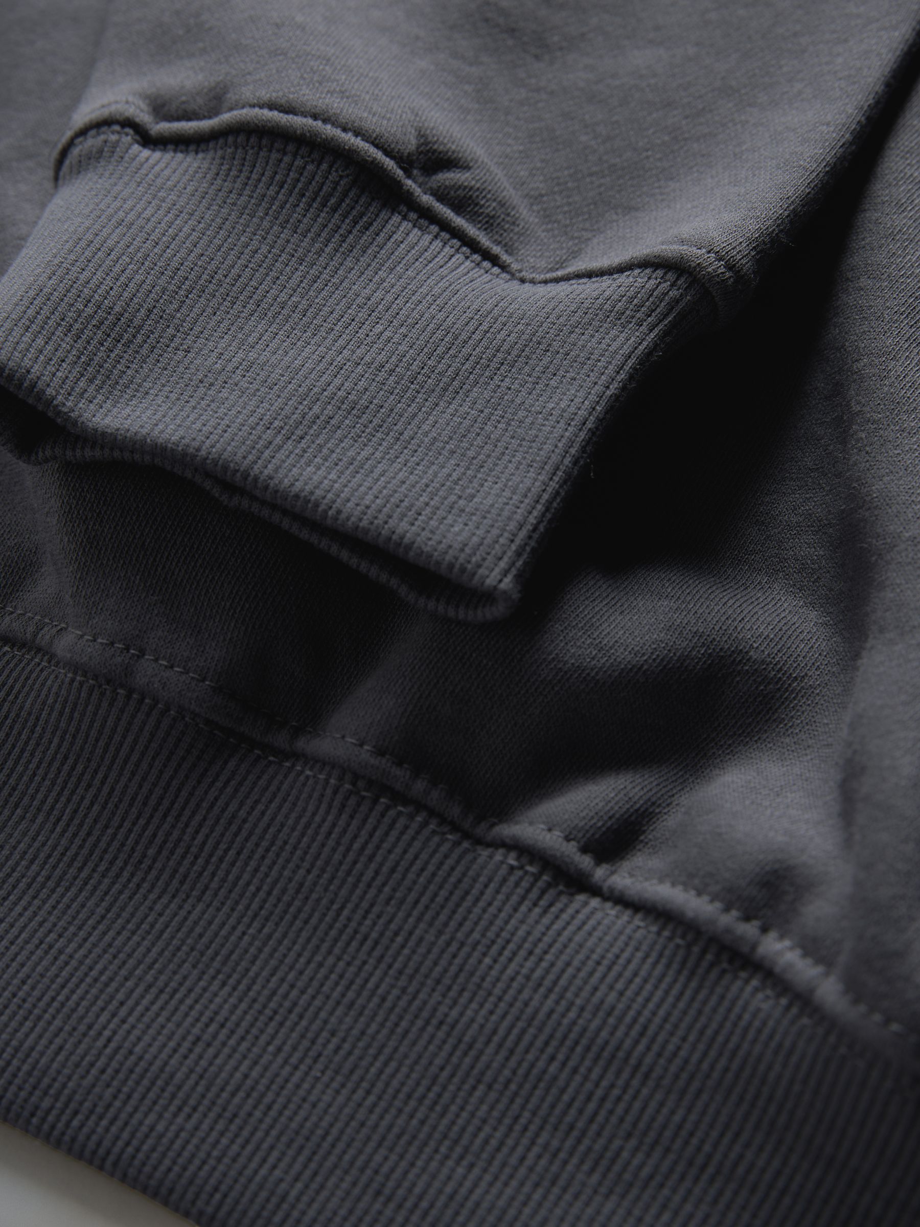 Black/Charcoal Grey Marl - 3 Pack Relaxed Crew Neck Sweatshirts - Image 5 of 6