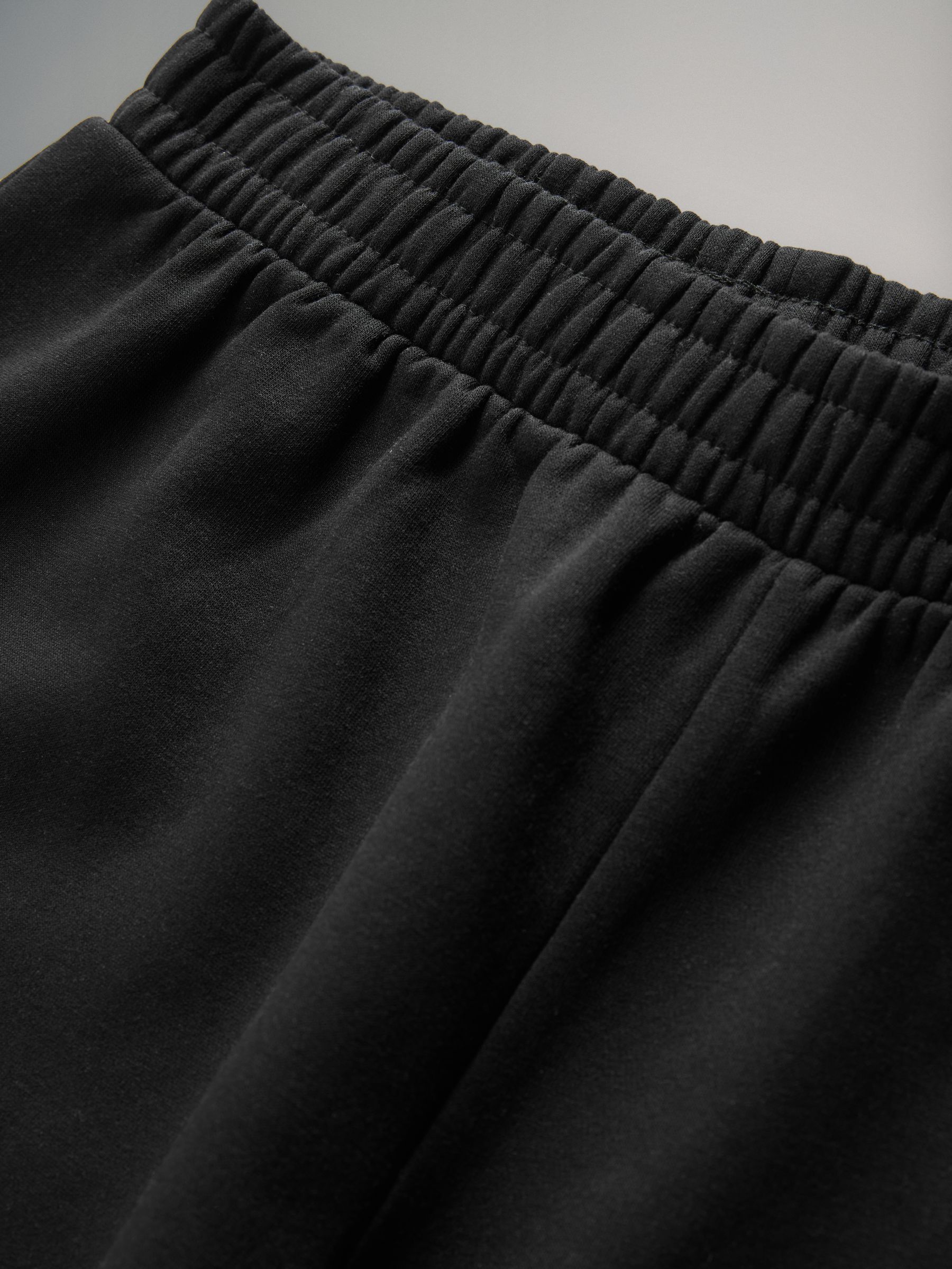 Black/White - 2 Pack Wide Leg Joggers - Image 4 of 5