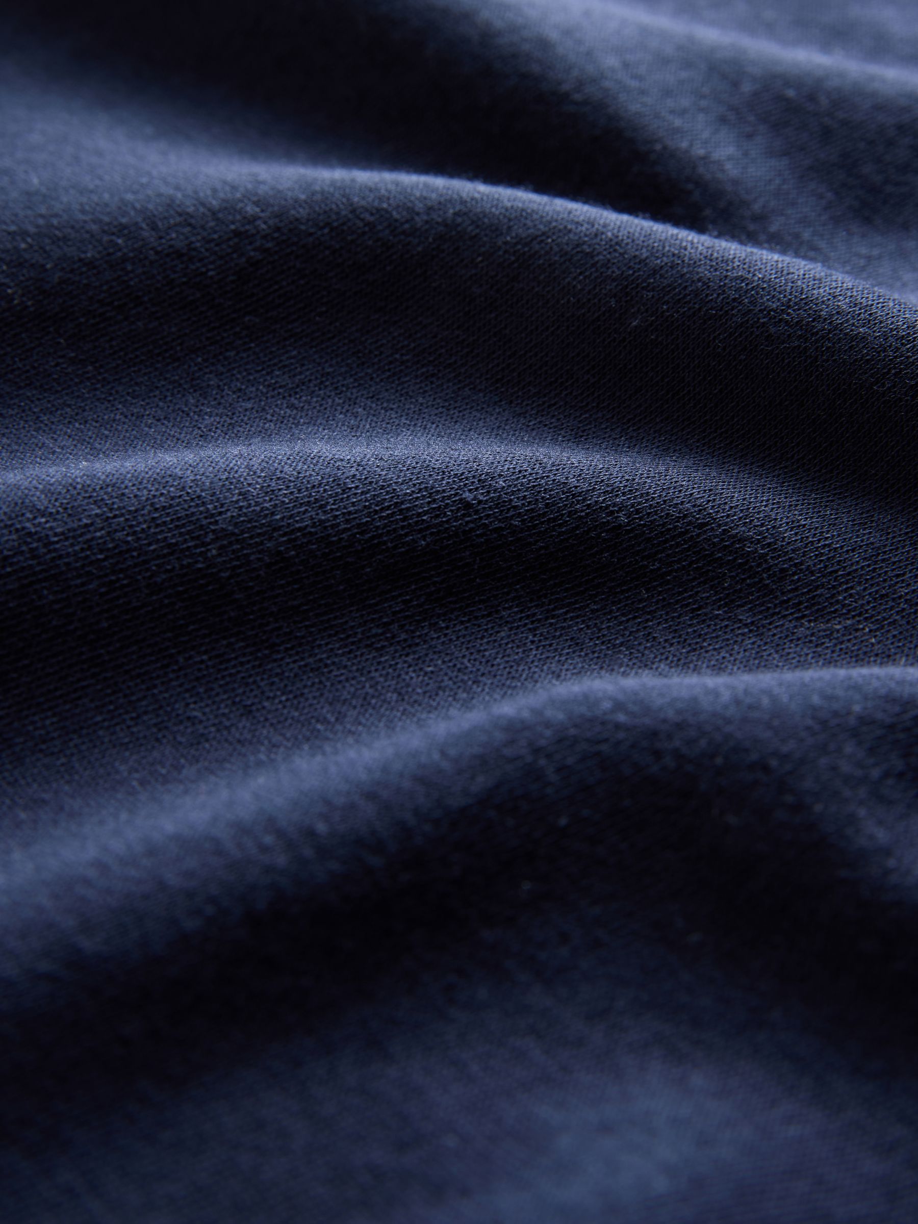Navy - Half Zip Funnel Neck Sweatshirt and Wide Leg Joggers Set - Image 11 of 11