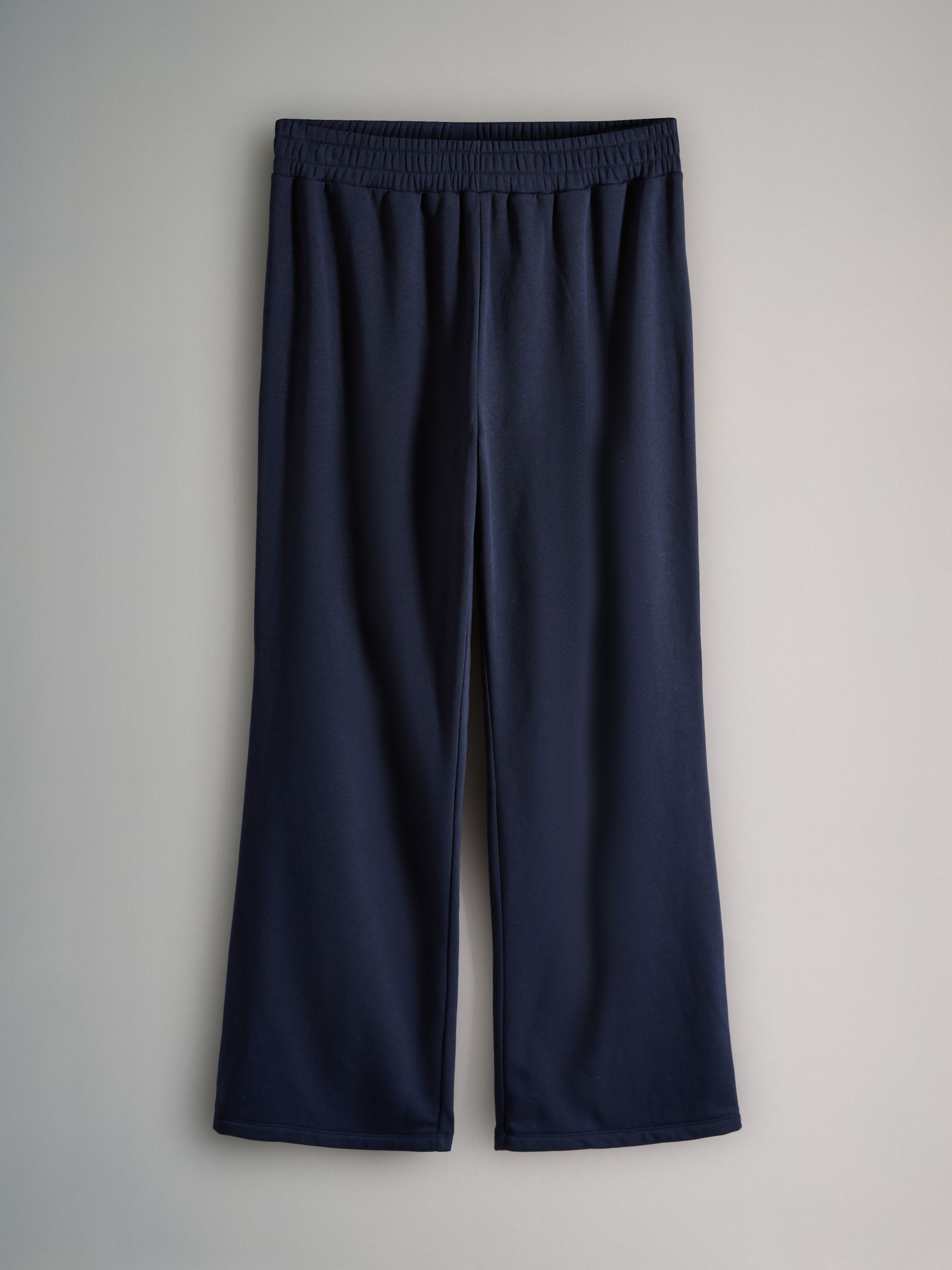 Navy - Half Zip Funnel Neck Sweatshirt and Wide Leg Joggers Set - Image 6 of 11