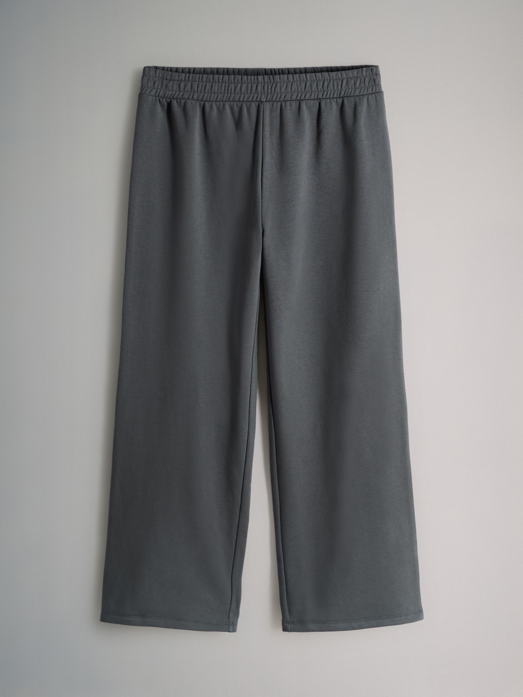 Charcoal Grey - Crew Neck Sweatshirt and Wide Leg Joggers Set - Image 3 of 5