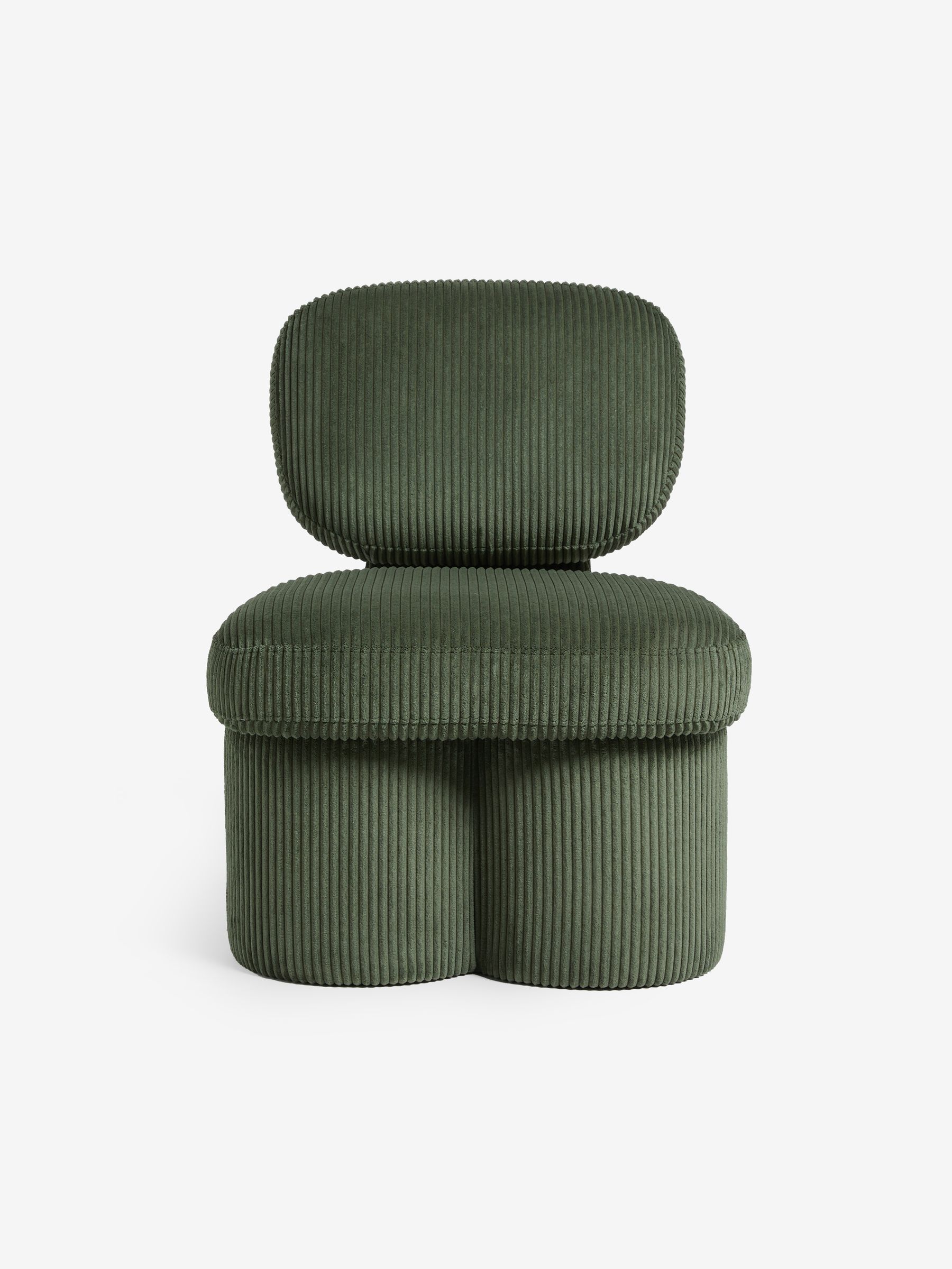 Thea Accent Chair in Forest Green Corduroy - Image 5 of 5