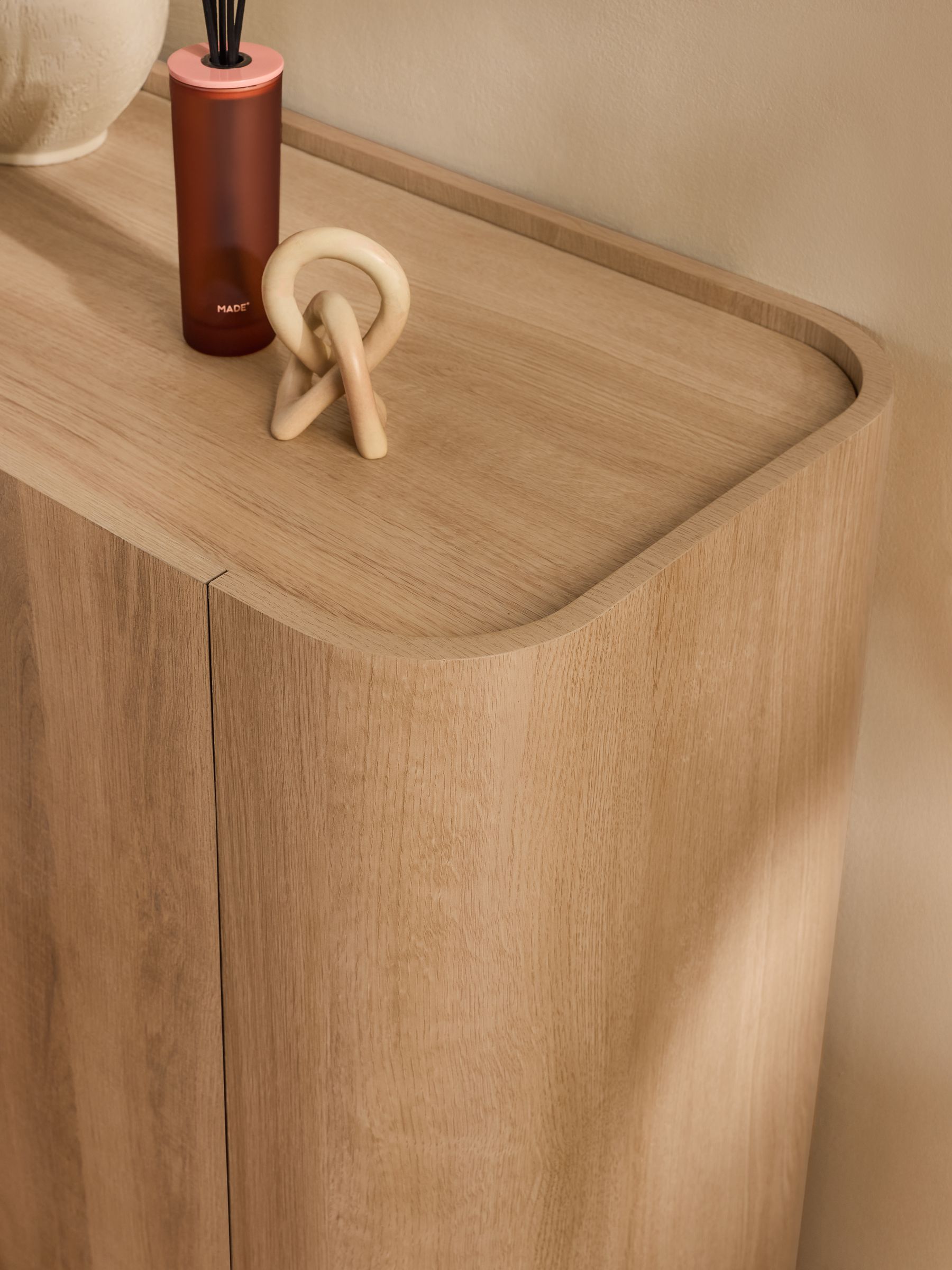 Kain Small Large Sideboard in Light Oak Effect - Image 2 of 6