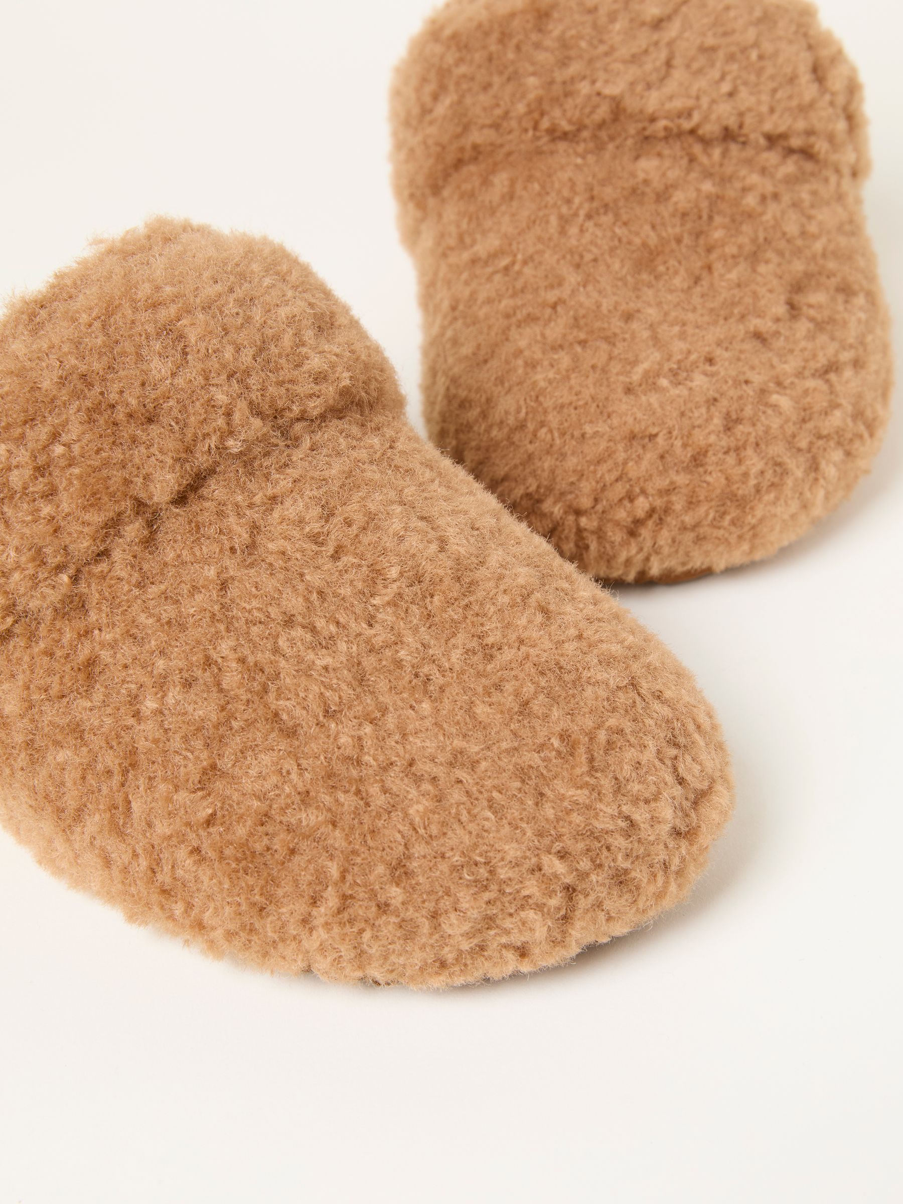 Tan Brown Teddy House Shoe - Image 2 of 3