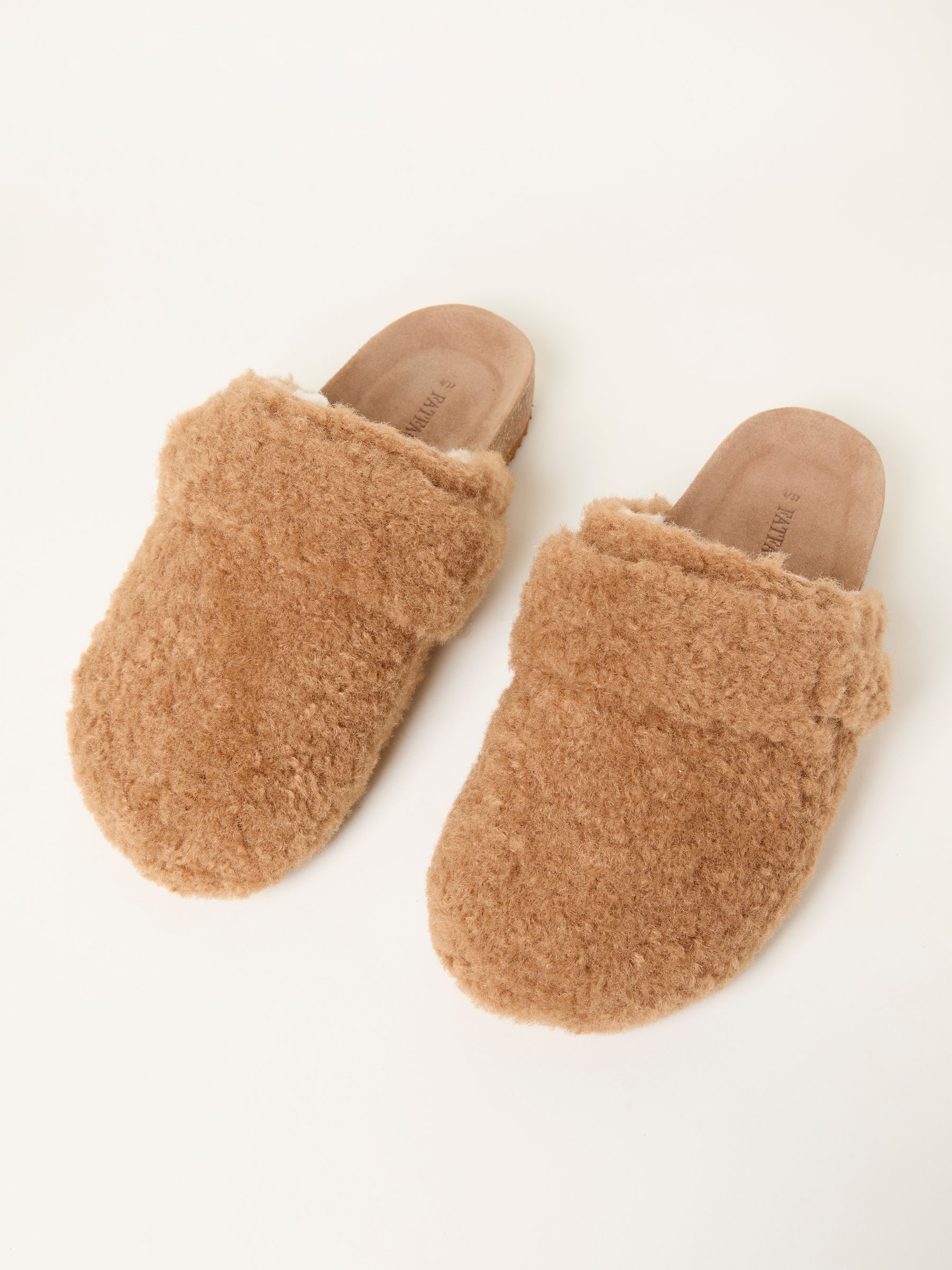 Tan Brown Teddy House Shoe - Image 3 of 3