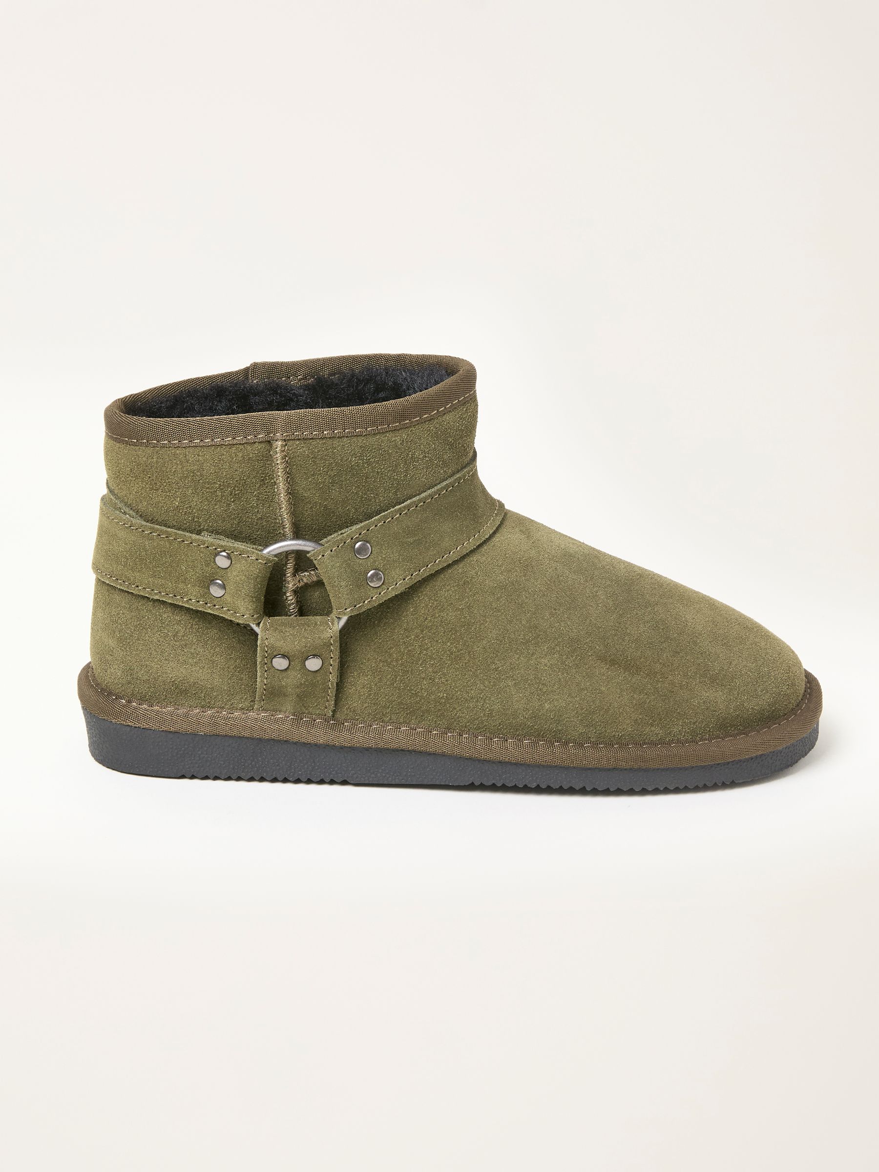 Green Biker Mini Boot - Image 1 of 3 Green Biker Mini Boot - Image 1 of 3