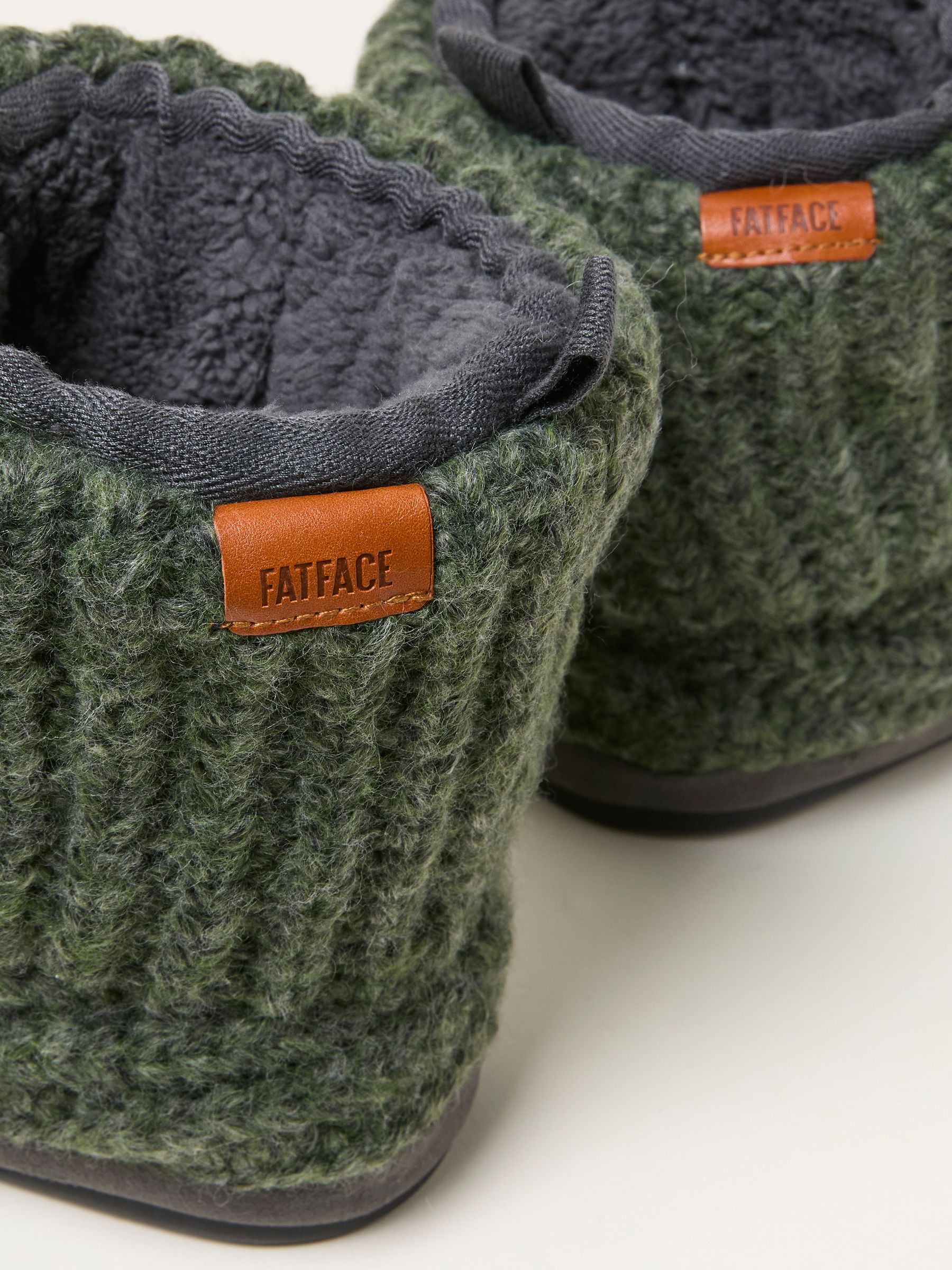 Laurence Khaki Green Knit Boot - Image 2 of 3 Laurence Khaki Green Knit Boot - Image 2 of 3
