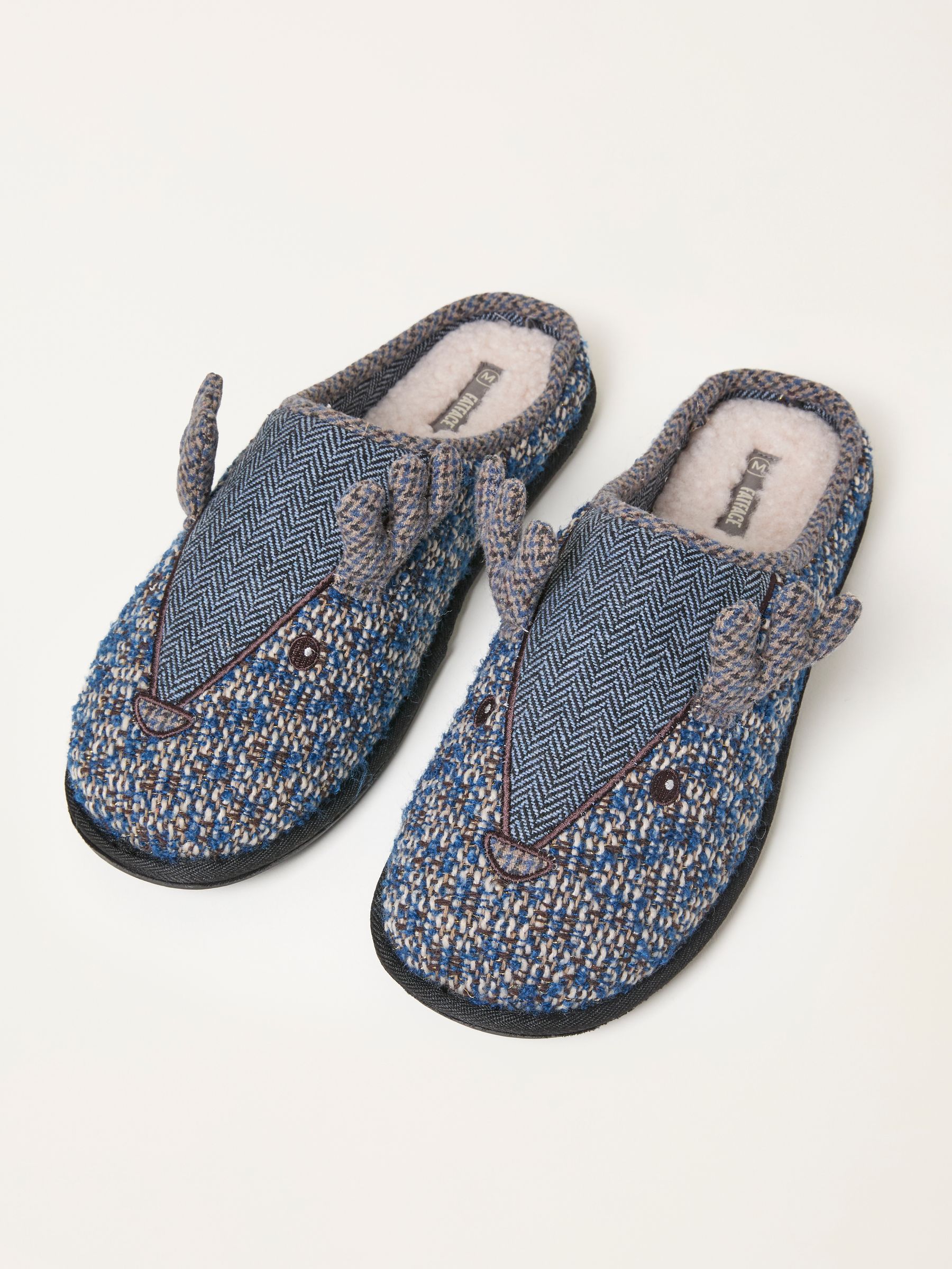Grey Spencer Stag Slipper - Image 3 of 3