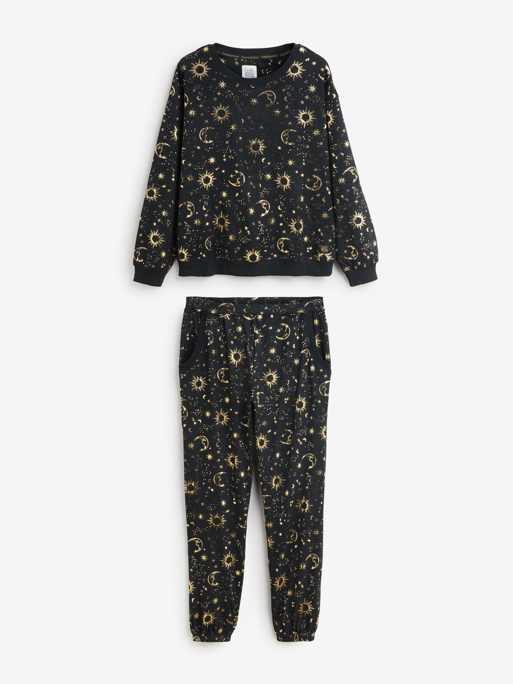 Black Celestial Cosy Twosie Pyjamas - Image 5 of 10