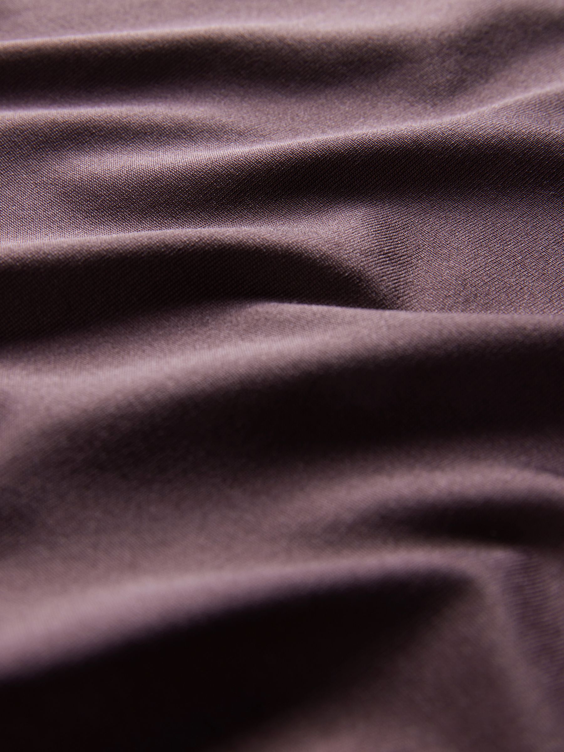 Black/Chocolate Brown/Nude - 3 Pack Soft Touch Nylon Racer Bodysuits - Image 12 of 12